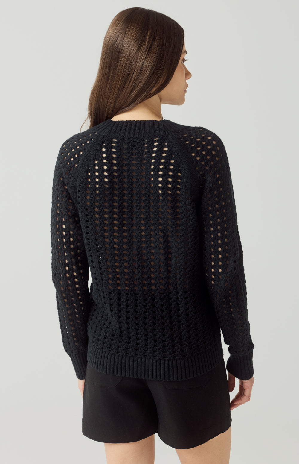Kinna Cable Knit Sweater | Black