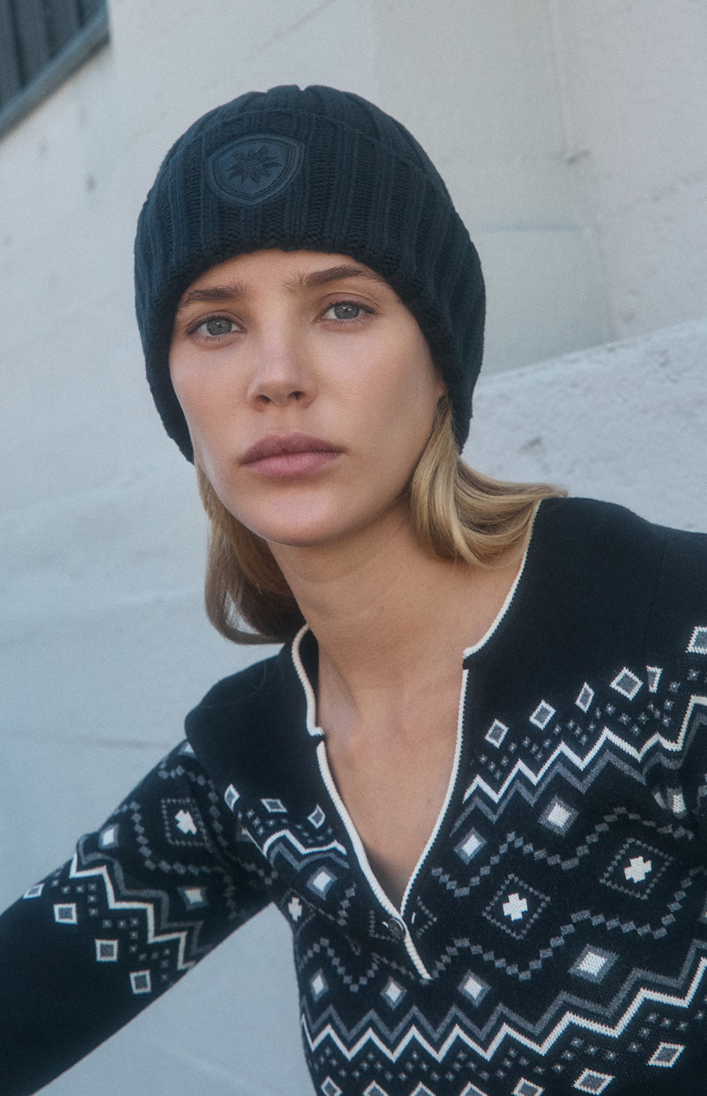 Alp N Rock Adel Rib Beanie, black ribbed beanie for women