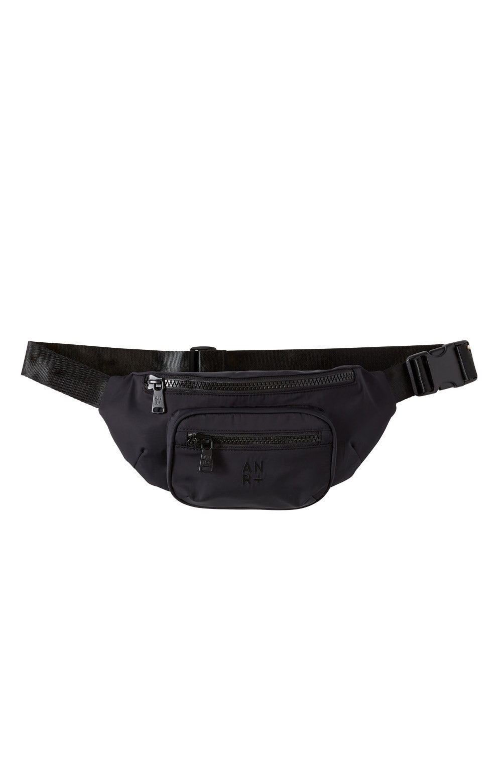 Alp N Rock Everyday Belt Bag, black belt bag for women with multiple zip pockets