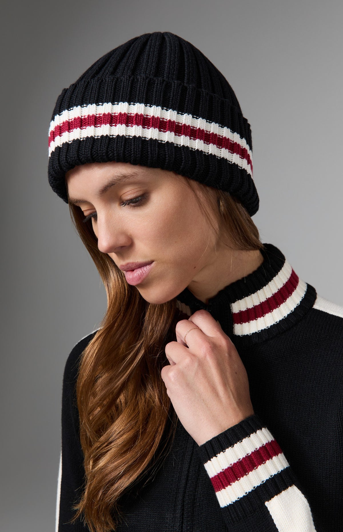 Stripe Beanie, Black | Alp N Rock Alp N Rock Accessories Stripe Beanie | Black