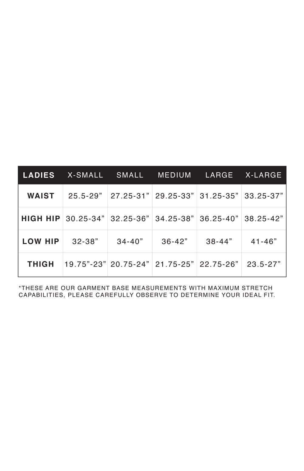 Alp N Rock Geneva Pant Size Guide