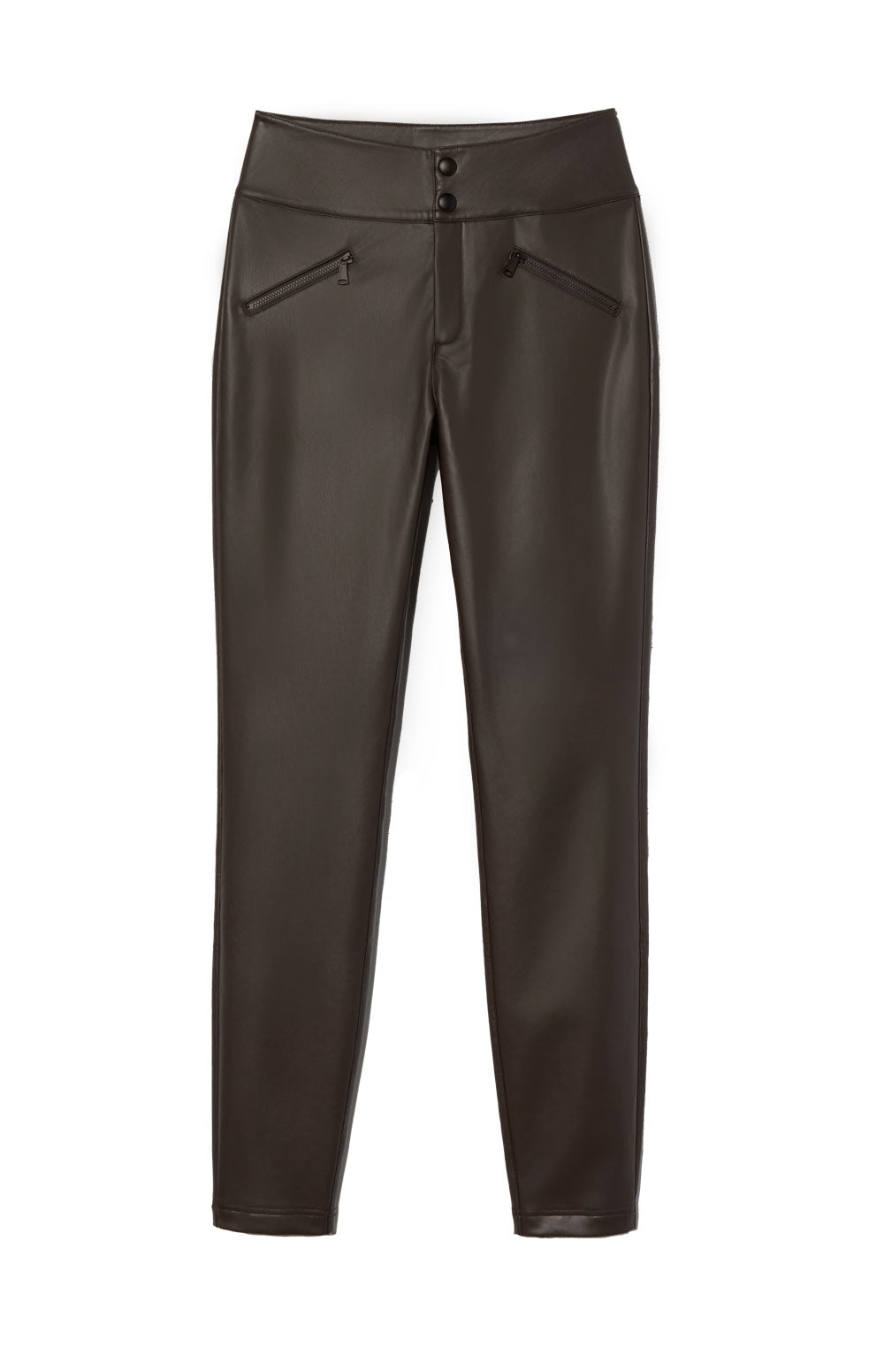 Alp N Rock Geneva Pant, dark brown fitted pant for women with zipper pockets