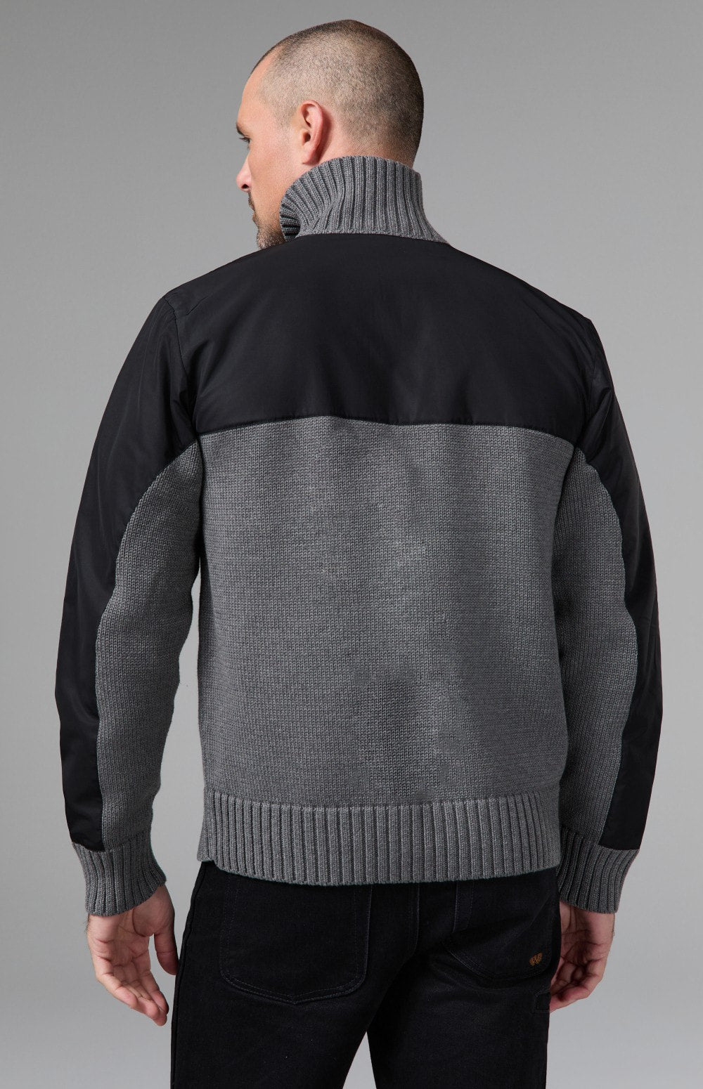 Apollo Mock Sweater, Heather Grey | Alp N Rock Alp N Rock Mens Sweater Apollo Mock Sweater | Heather Grey