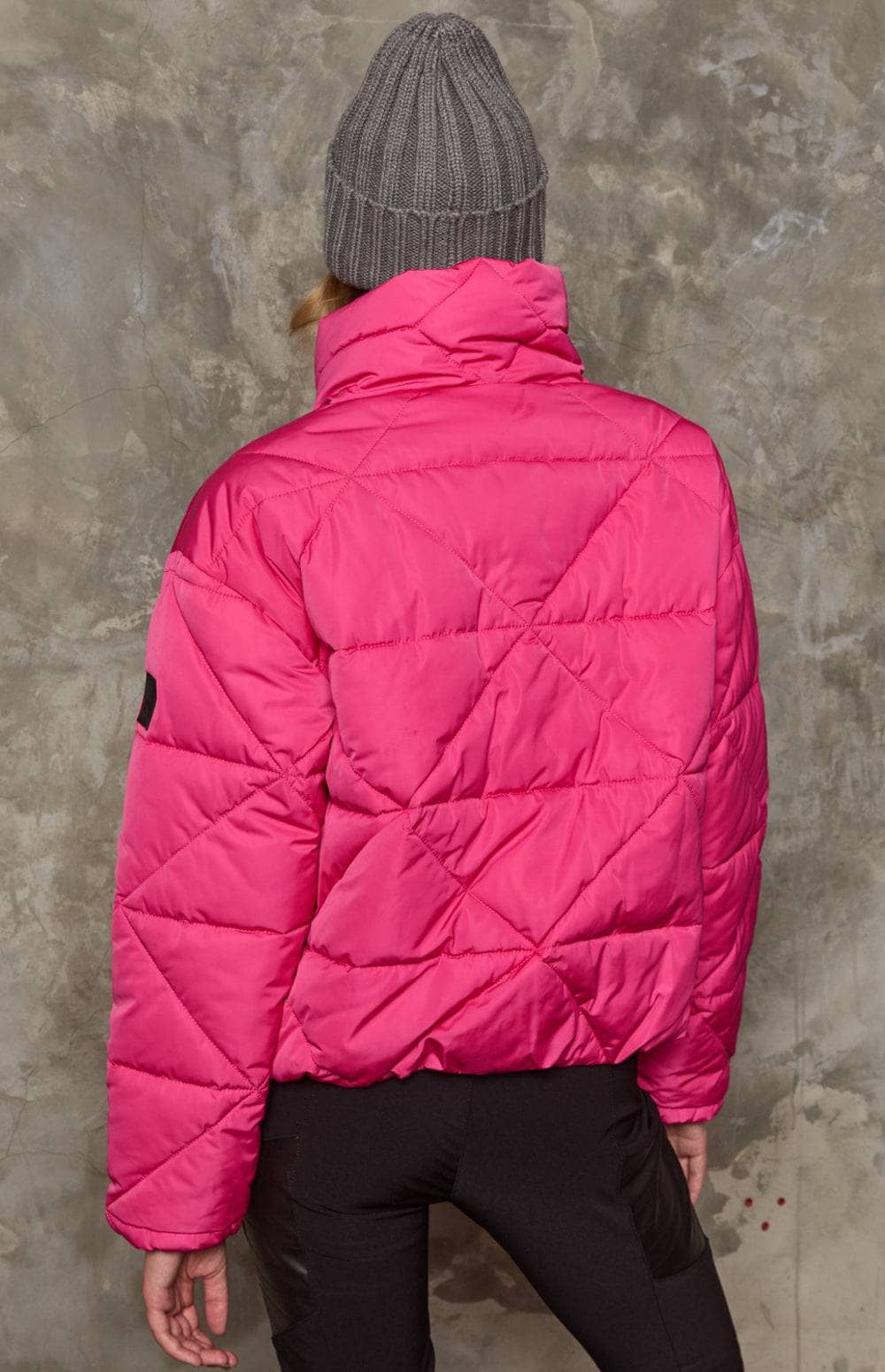 Alta Puffer Jacket by Alp N Rock, Women's Pink Puffer Jacket With Eco-Down Filling
