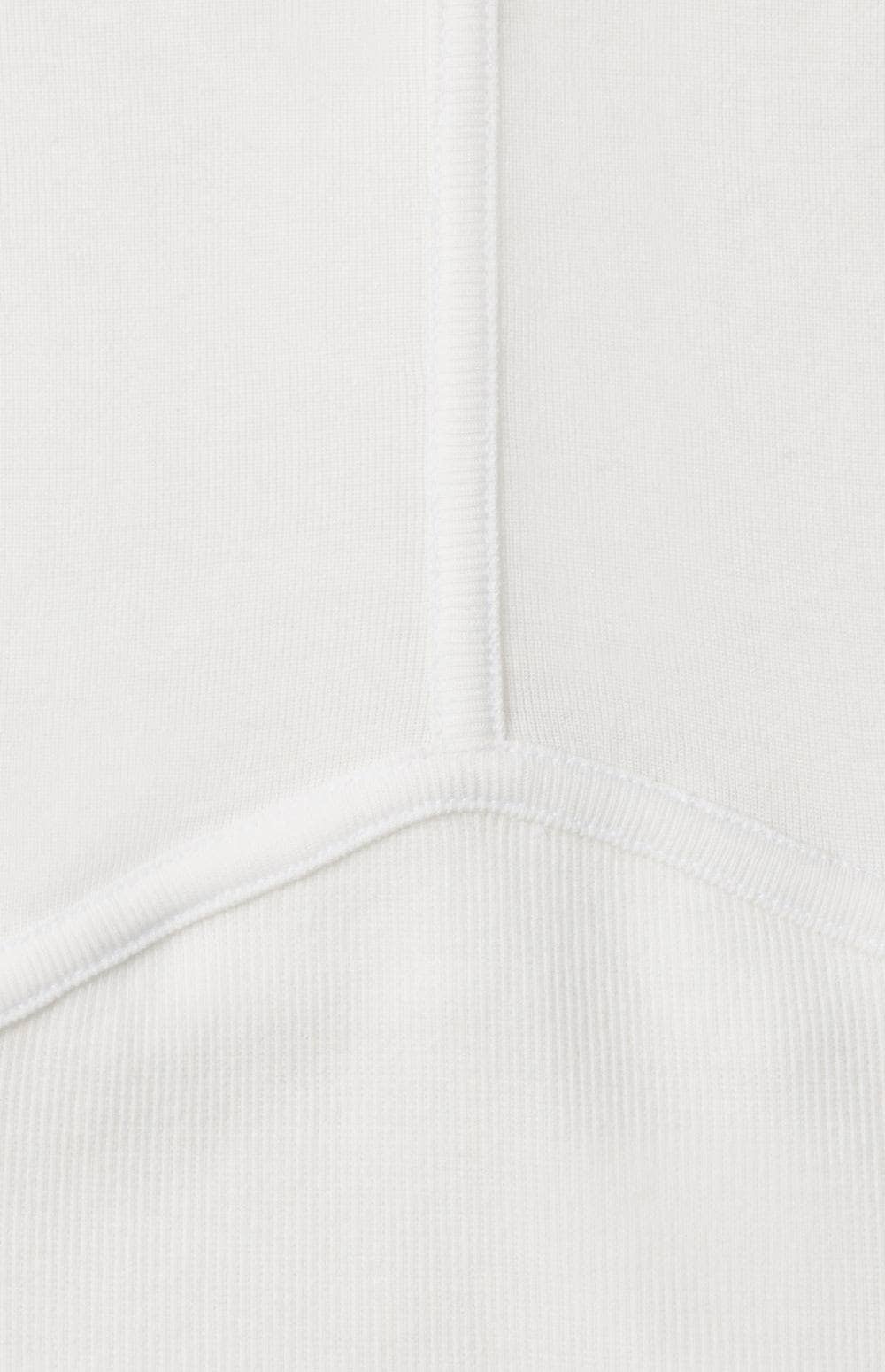 Delaney Knit Top by Alp N Rock, Women's Off White Kint Top with Stitching Detail at Chest