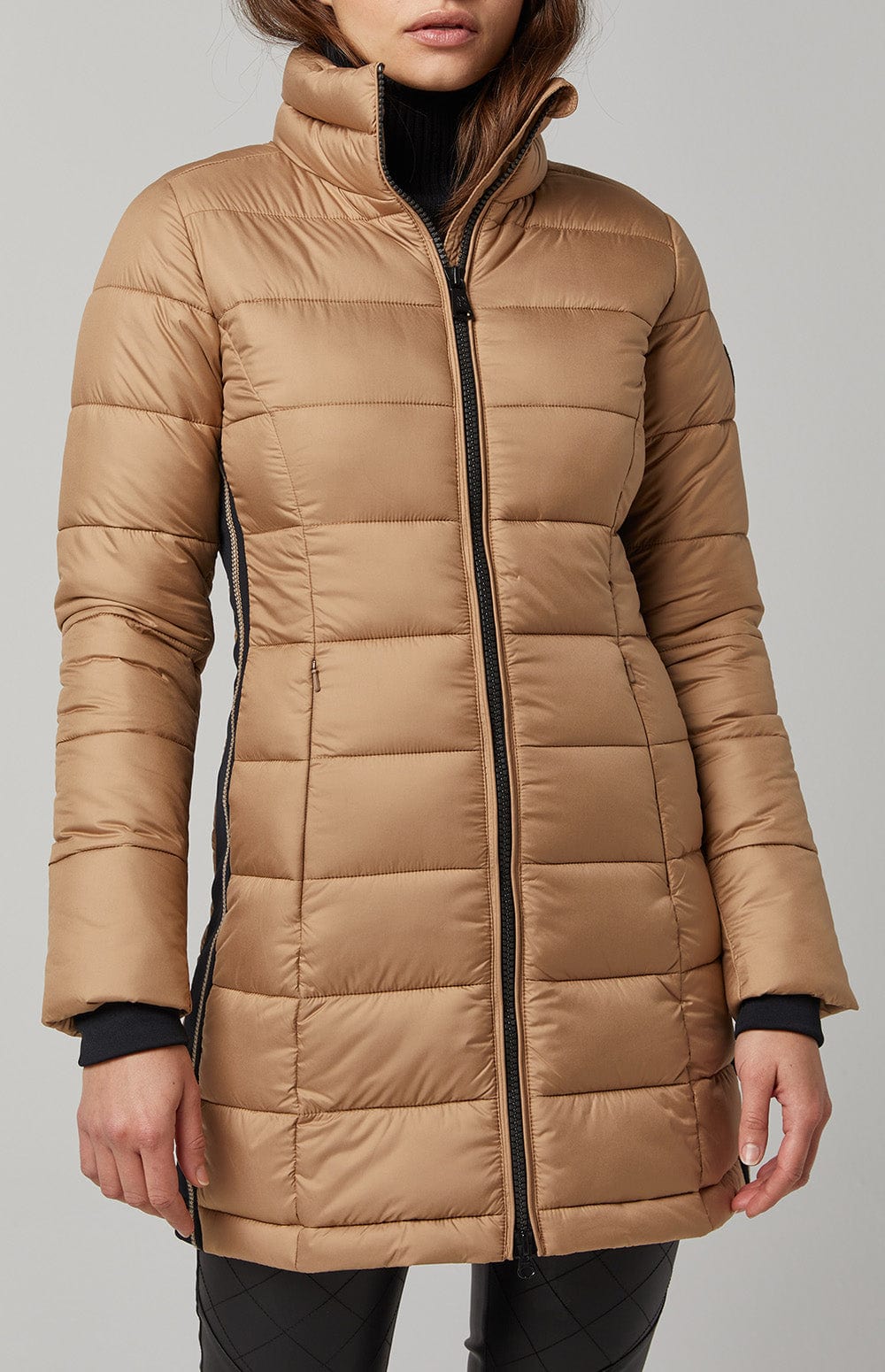 Dua Puffer Coat by Alp N Rock, Women's Brown Long Puffer Jacket