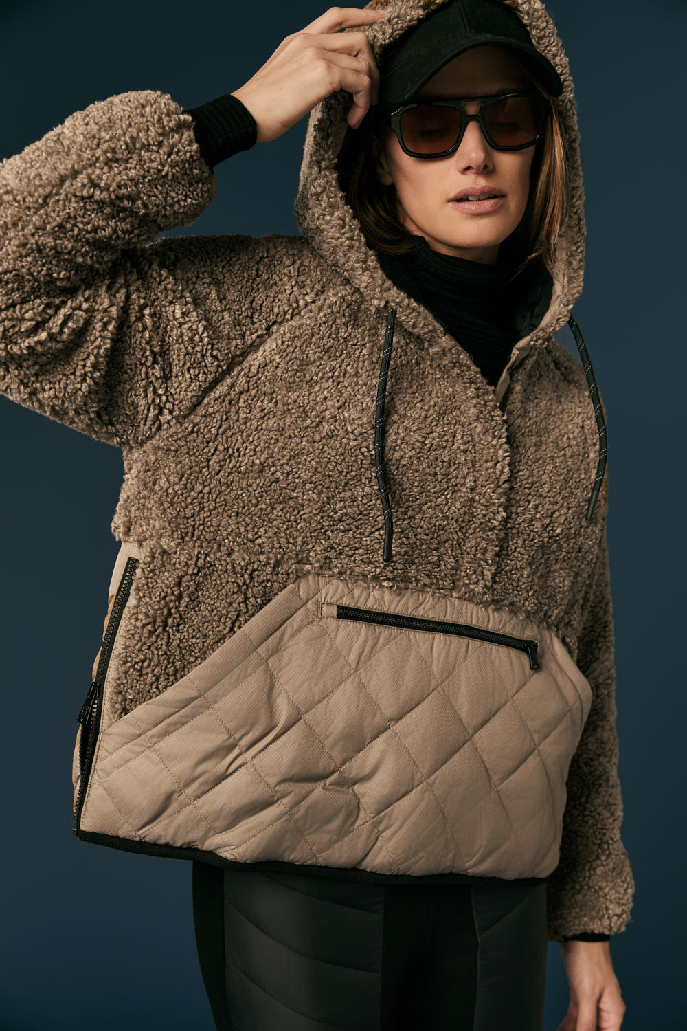 Alpine Pullover Jacket, Dark Khaki | Alp N Rock Alp N Rock Womens Outerwear Alpine Pullover Jacket | Dark Khaki