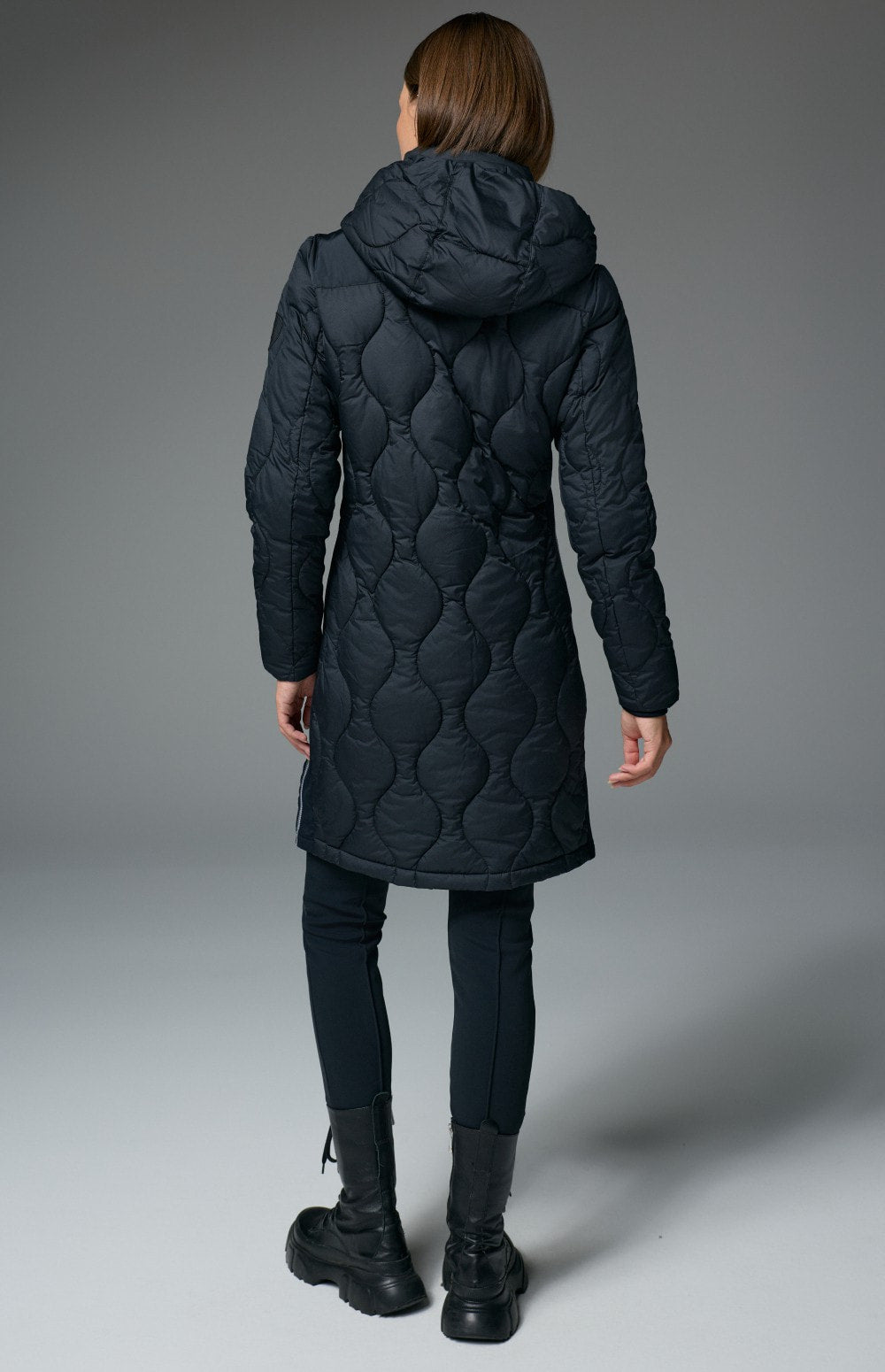Chamonix Long Jacket, Black | Alp N Rock Alp N Rock Womens Outerwear Chamonix Long Jacket | Black