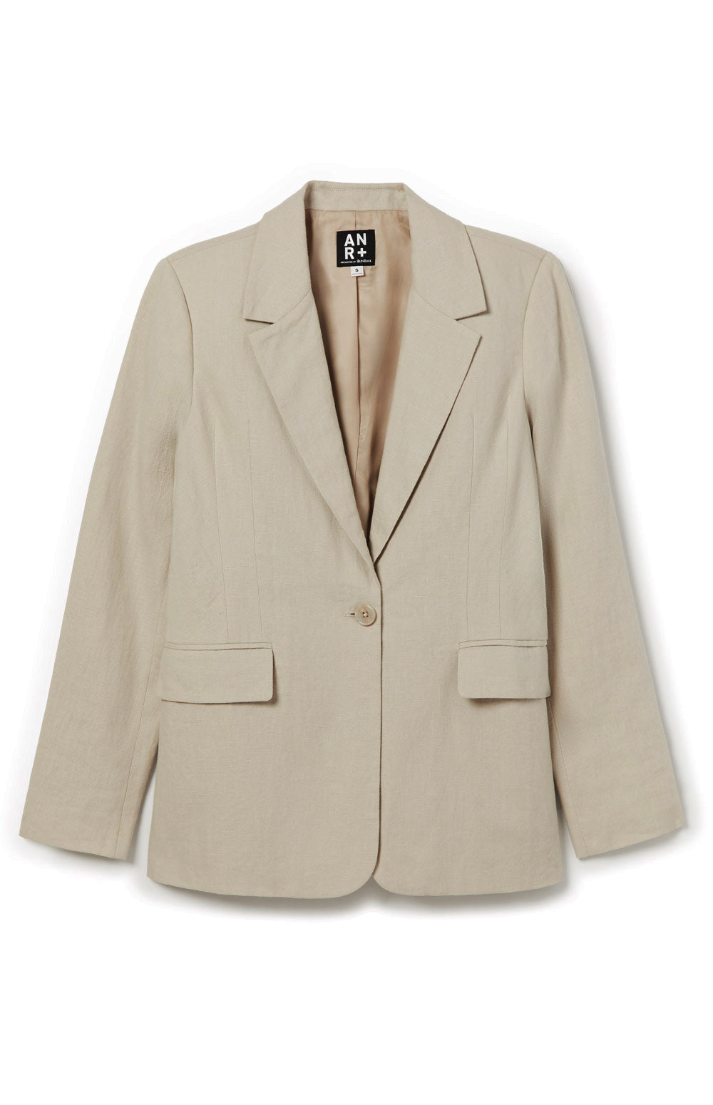 Alp N Rock Emerson Linen Blazer, Women's Beige Linen Blazer