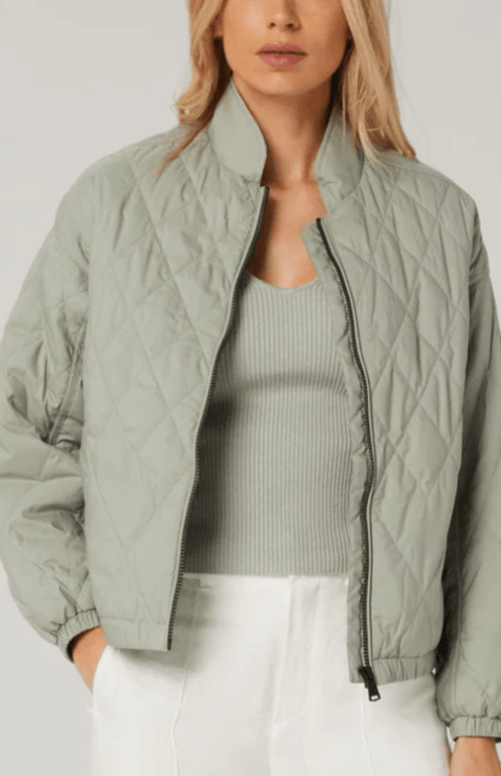 Kaden Crop Jacket, Celadon - Preloved | Alp N Rock