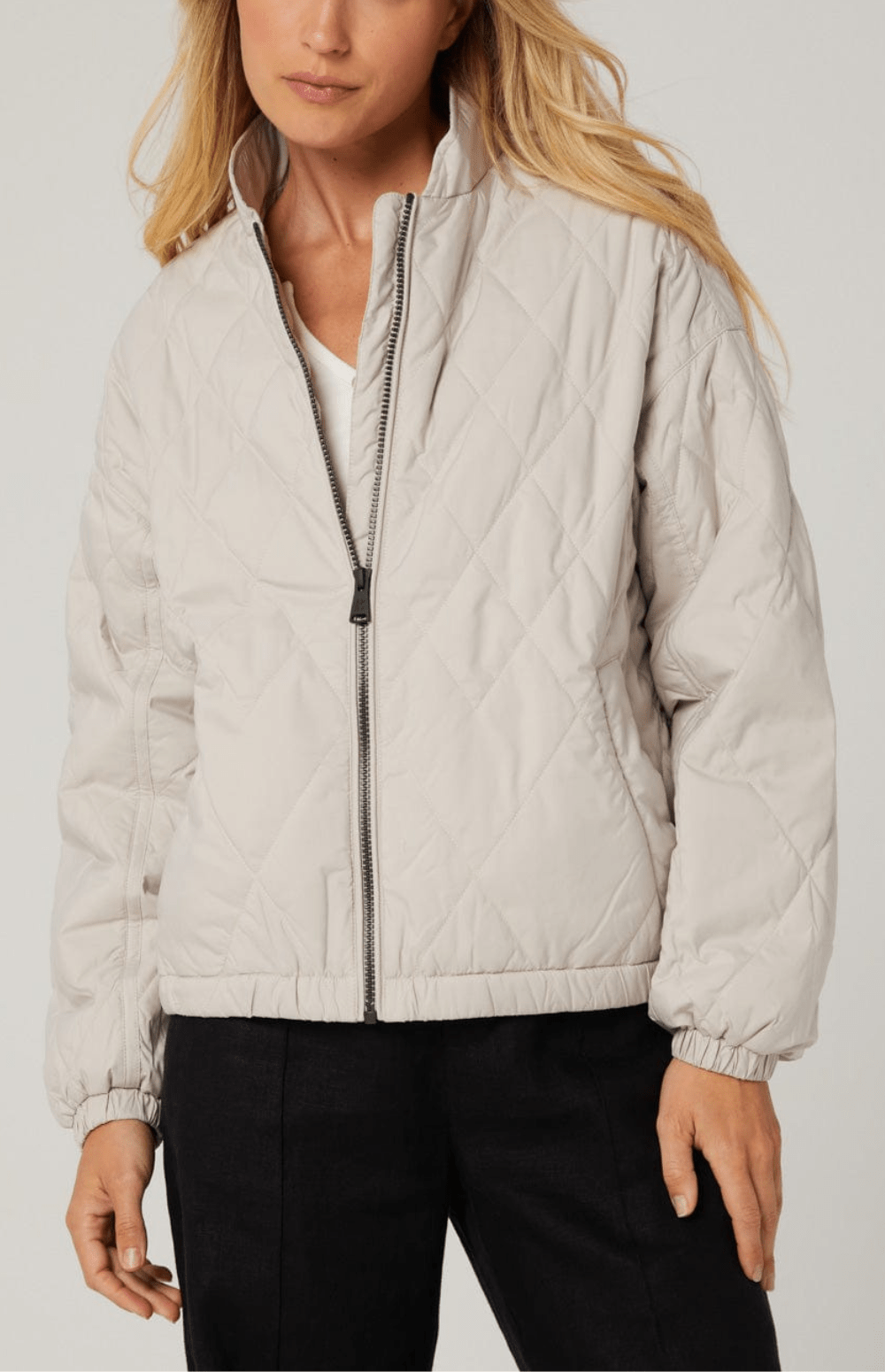 Kaden Crop Jacket, Silver Grey | Alp N Rock | Women's Jacket Alp N Rock Womens Outerwear Kaden Crop Jacket | Silver Grey - Preloved