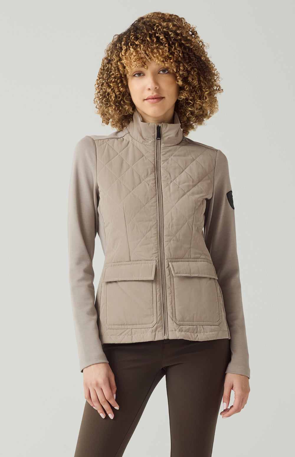 Kara Hybrid Jacket, Fossil | Alp N Rock Alp N Rock Womens Outerwear Kara Hybrid Jacket | Fossil