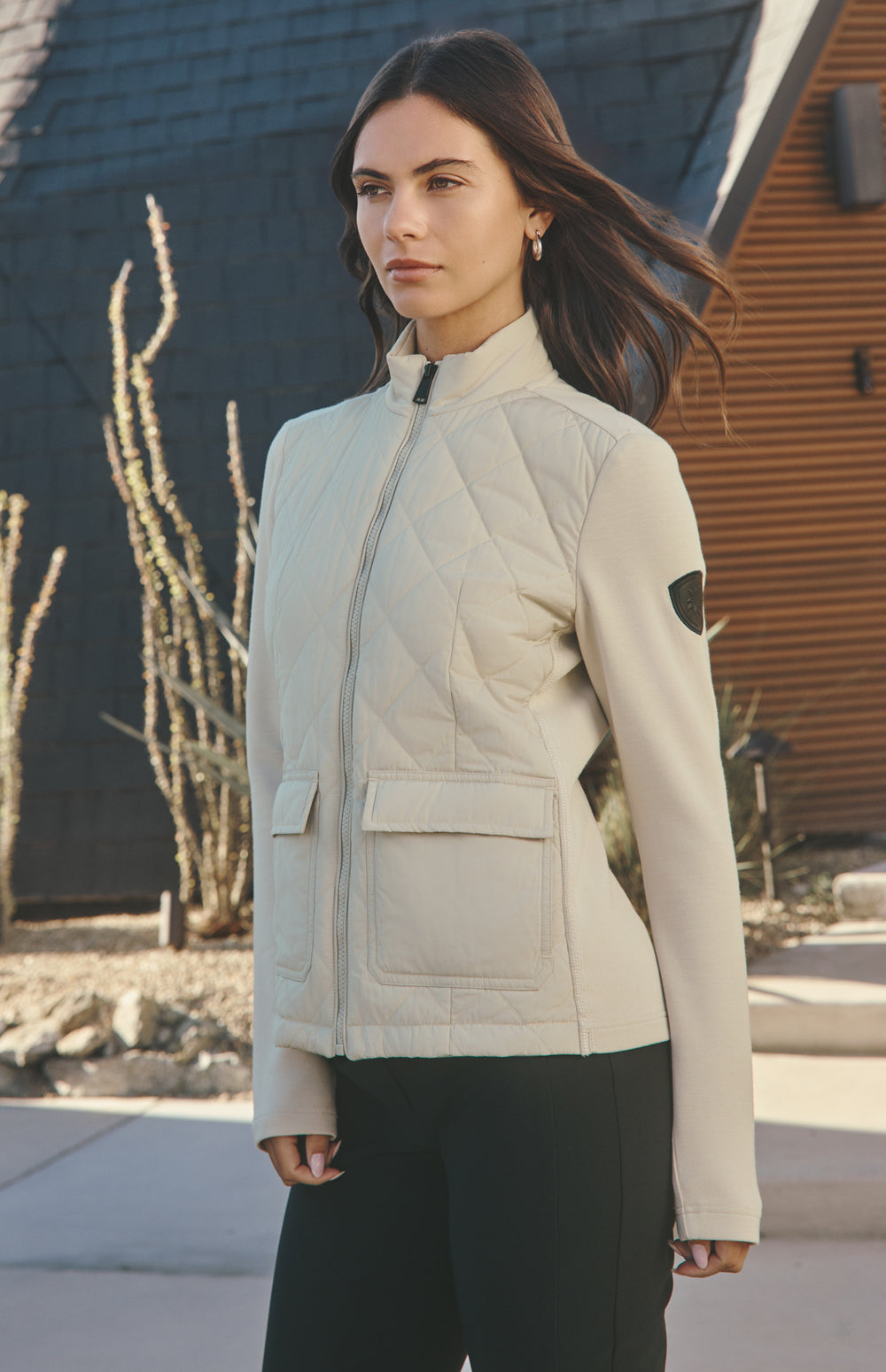 Kara Hybrid Jacket, Pumice | Alp N Rock | Women's Outerwear Alp N Rock Womens Outerwear Kara Hybrid Jacket | Pumice