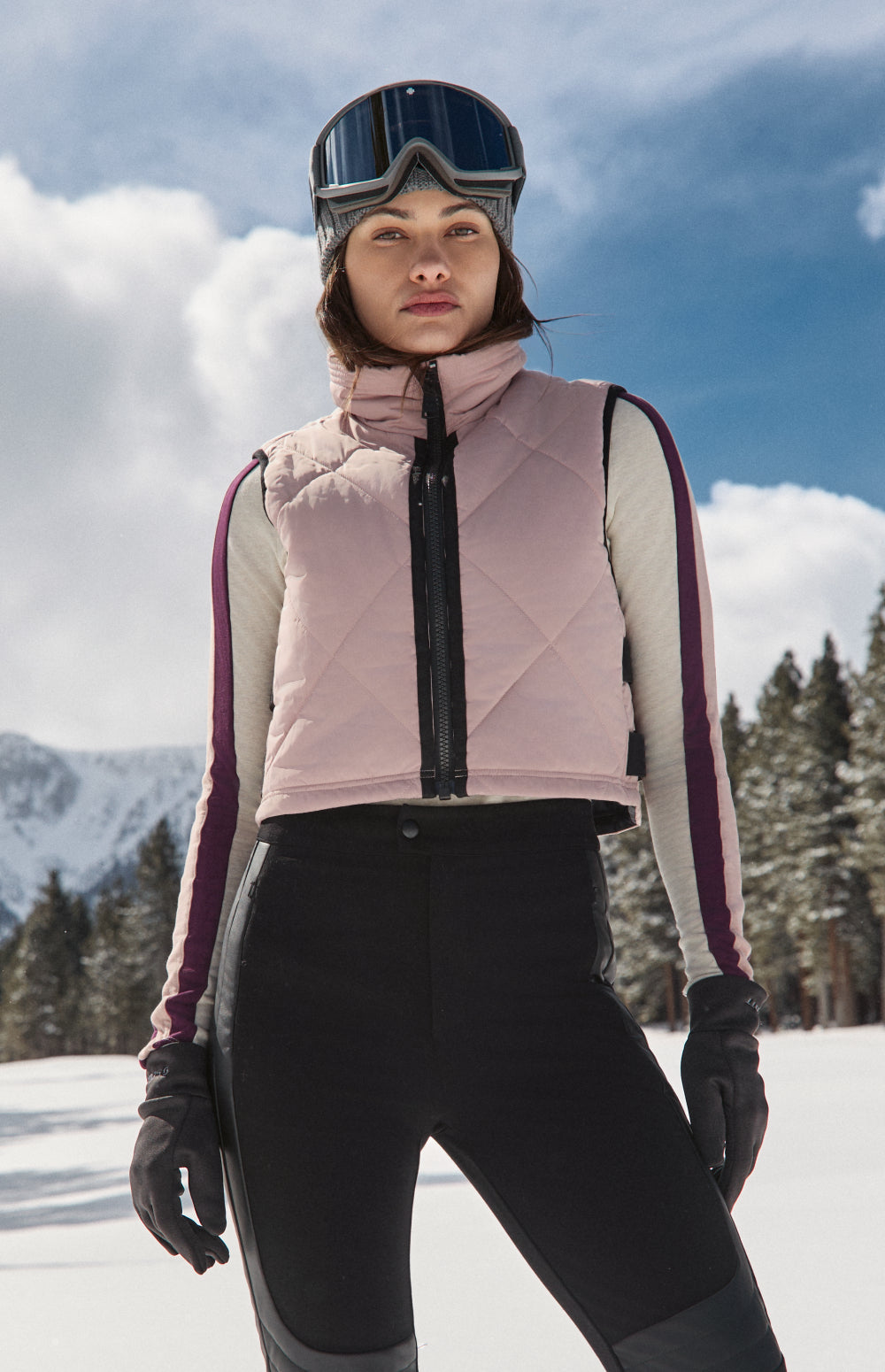 La Vitesse II Cropped Vest, Rose | Alp N Rock Alp N Rock Womens Outerwear La Vitesse II Cropped Vest | Rose