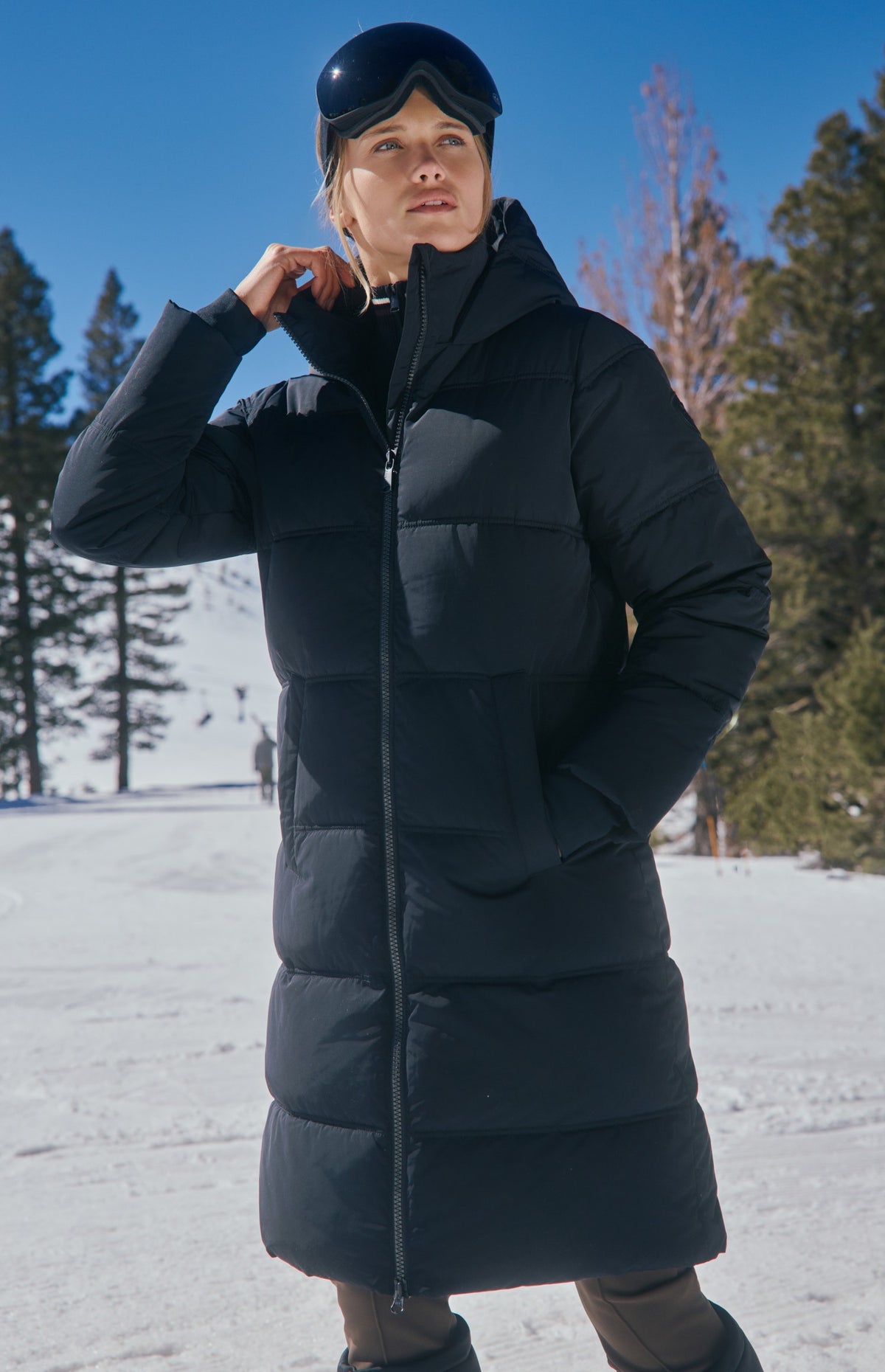 Salzburg Hooded Long Jacket, Black | Alp N Rock Alp N Rock Womens Outerwear Salzburg Hooded Long Jacket | Black