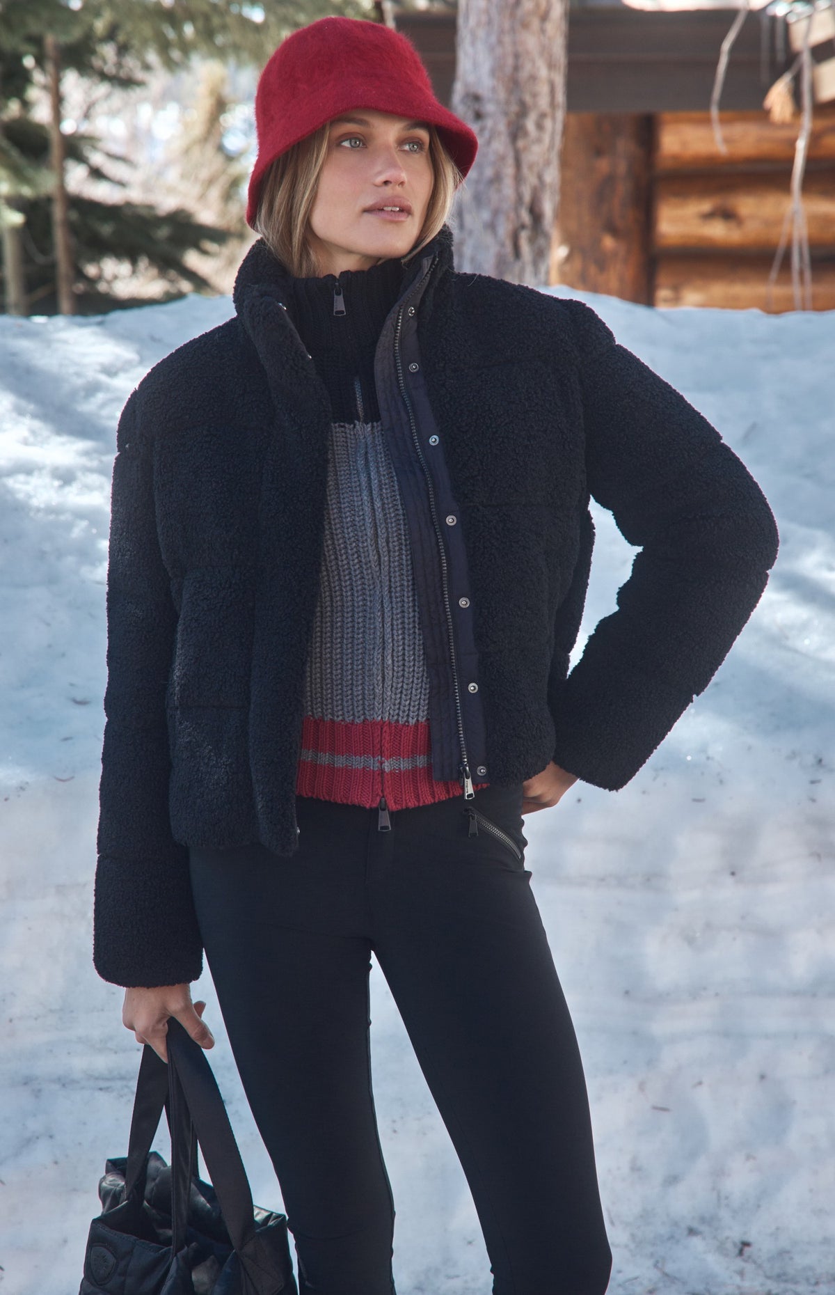 Serac Shearling Jacket, Black | Alp N Rock Alp N Rock Womens Outerwear Serac Shearling Jacket | Black