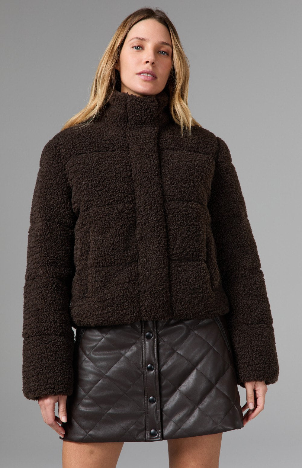 Serac Shearling Jacket, Coffee | Alp N Rock Alp N Rock Womens Outerwear Serac Shearling Jacket | Coffee