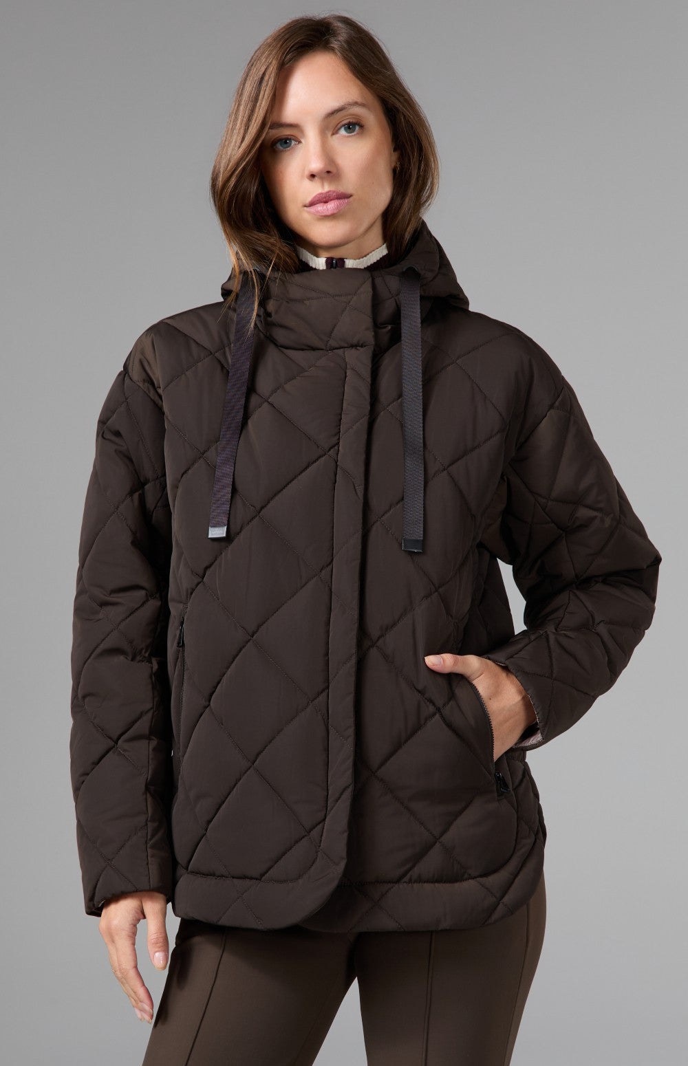 Skyline Hooded Jacket, Coffee | Alp N Rock Alp N Rock Womens Outerwear Skyline Hooded Jacket | Coffee