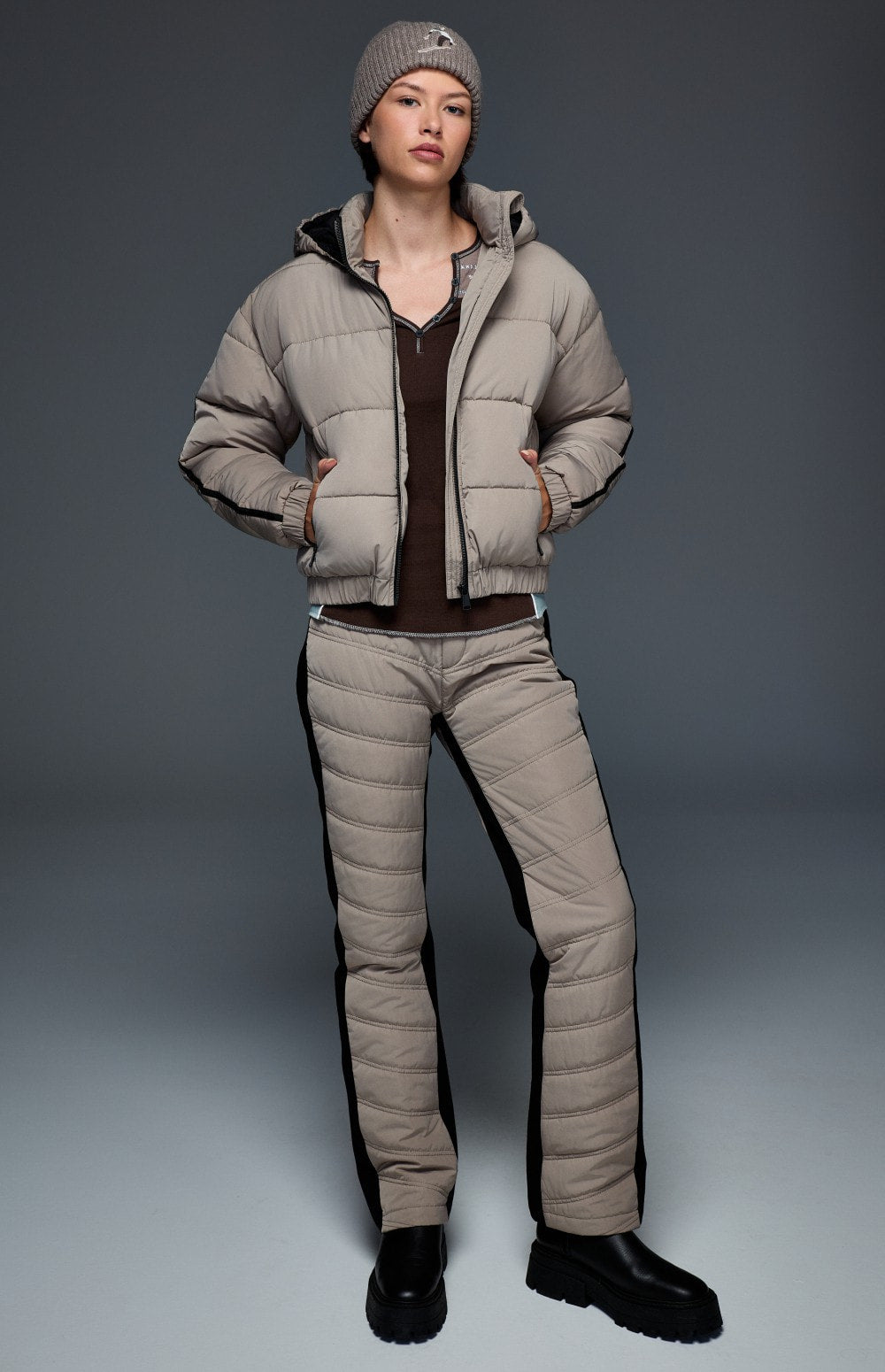 Whitney Puffer Jacket, Fossil | Alp N Rock Alp N Rock Womens Outerwear Whitney Puffer Jacket | Fossil