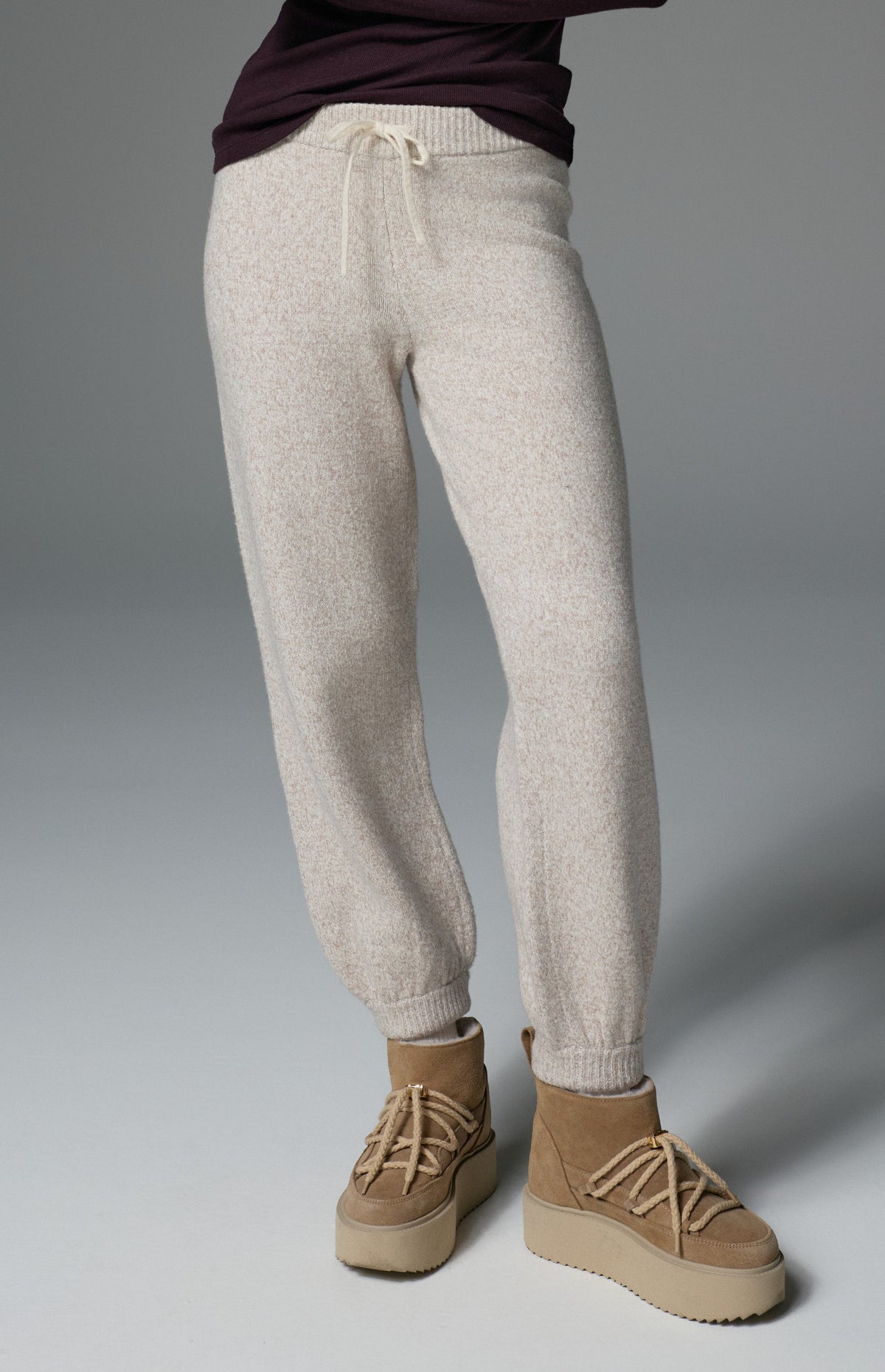 Ahaana Skier Sweater Jogger, Ivory | Alp N Rock Alp N Rock Womens Pant Ahaana Skier Sweater Jogger | Ivory