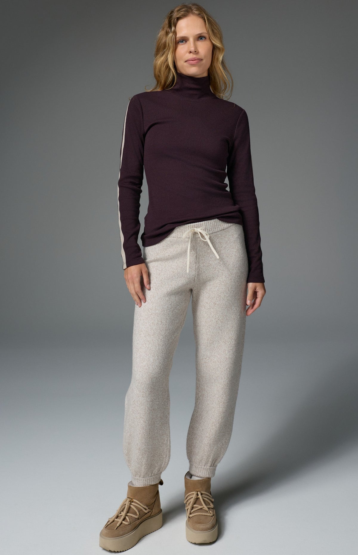 Ahaana Skier Sweater Jogger, Ivory | Alp N Rock Alp N Rock Womens Pant Ahaana Skier Sweater Jogger | Ivory