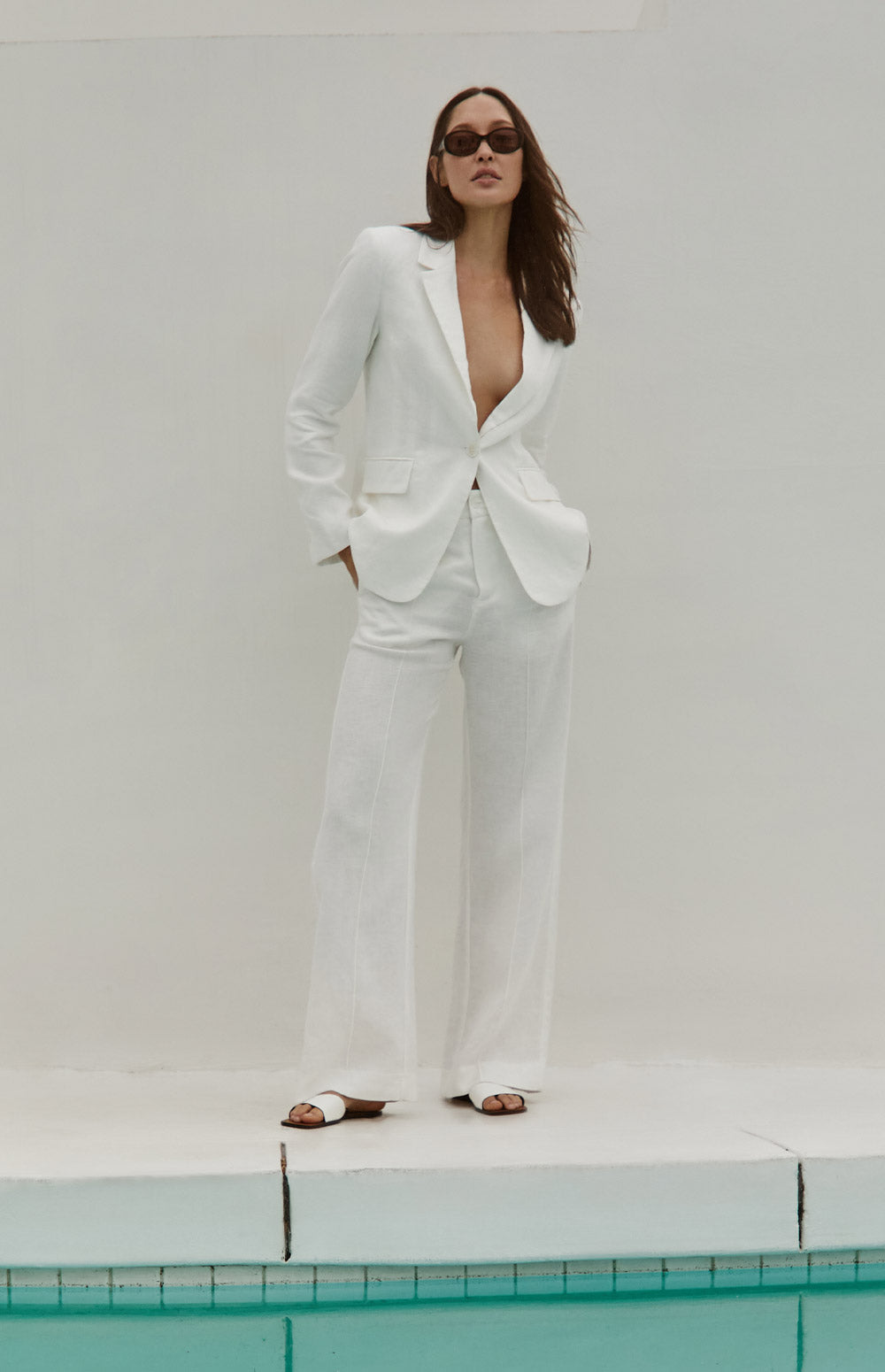 Bianca Linen Pant, Ivory | Alp N Rock | Women's Bottoms Alp N Rock Womens Pant Bianca Trouser | Ivory