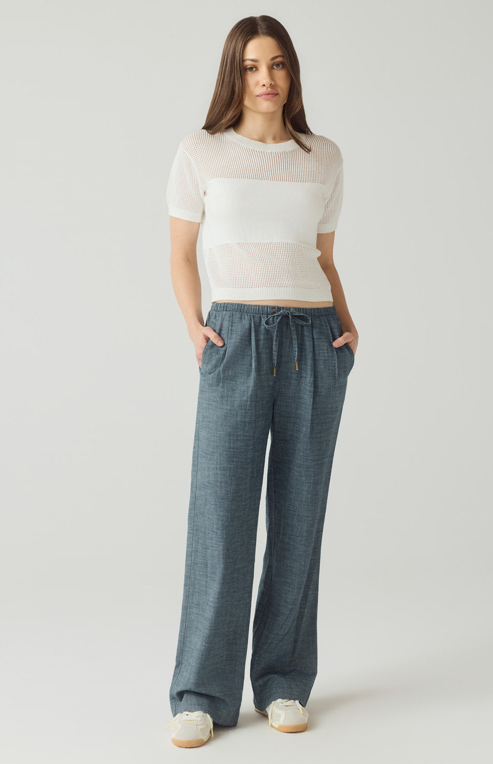 Jasmine Drawstring Pant, Denim Blue | Alp N Rock Alp N Rock Womens Pant Jasmine Drawstring Pant | Denim Blue