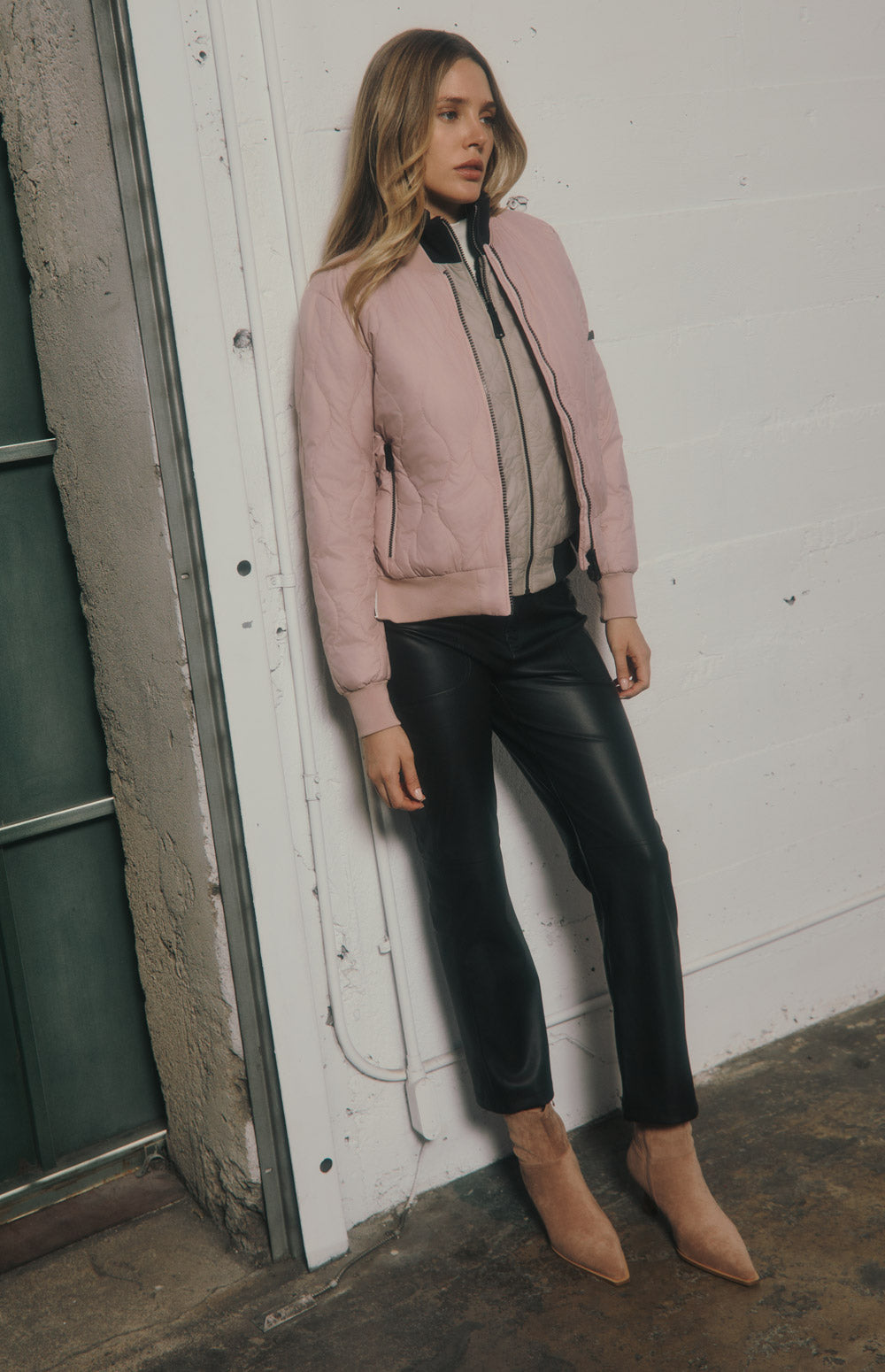 Alp N Rock Kennidy Pant, cropped flare black faux leather pant for women