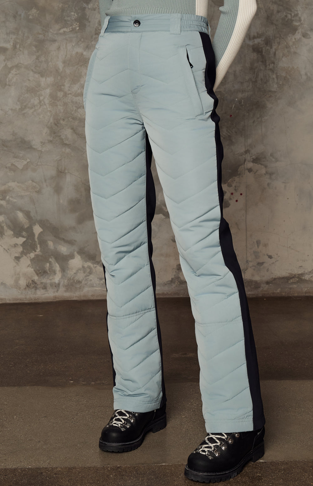 Madison Quilted Ski Pant, Silver Blue | Alp N Rock Alp N Rock Womens Pant Madison Quilted Ski Pant | Silver Blue