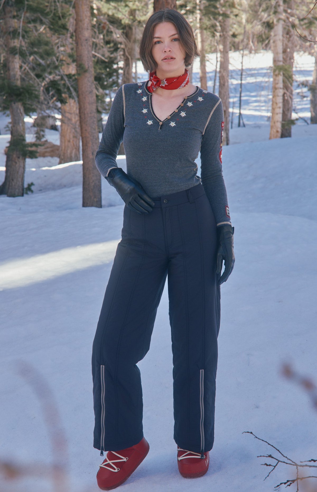 Meribel Wide Leg Pant, Black | Alp N Rock Alp N Rock Womens Pant Meribel Wide Leg Pant | Black