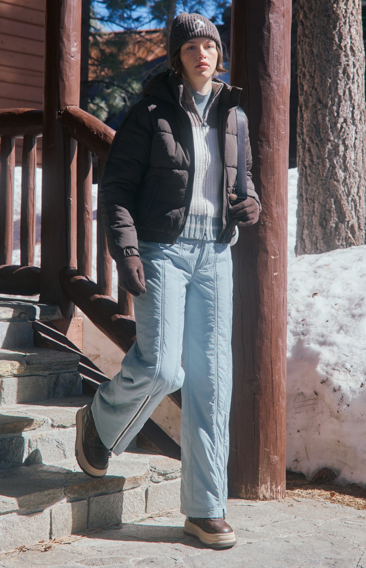 Meribel Wide Leg Pant, Silver Blue | Alp N Rock Alp N Rock Womens Pant Meribel Wide Leg Pant | Silver Blue