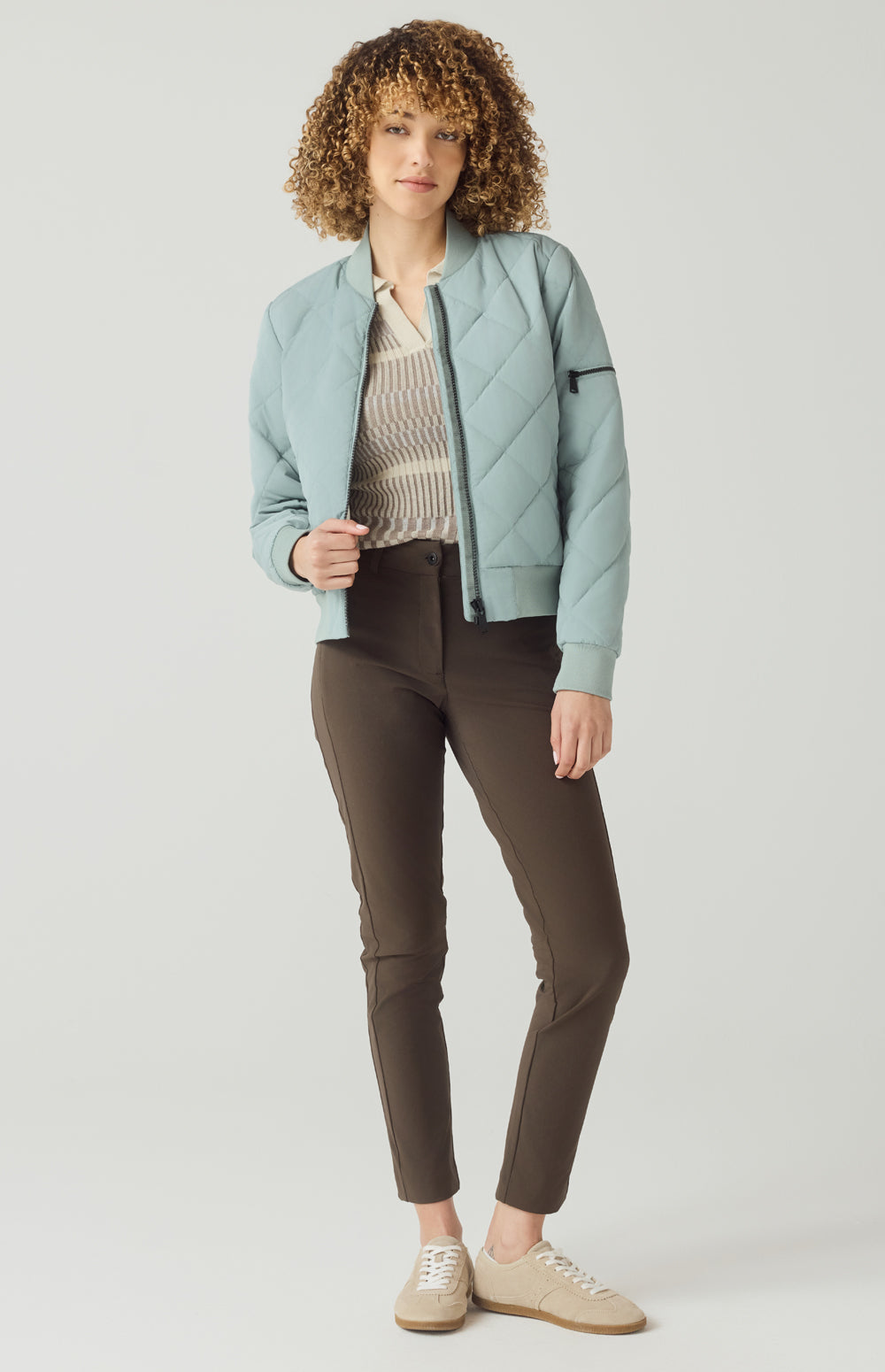 Alp N Rock Ramona Pant, dark brown ankle length fitted pant for women