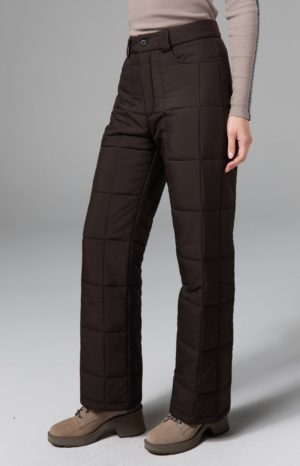 Sammie Quilted Pant, Coffee | Alp N Rock Alp N Rock Womens Pant Sammie Quilted Pant | Coffee