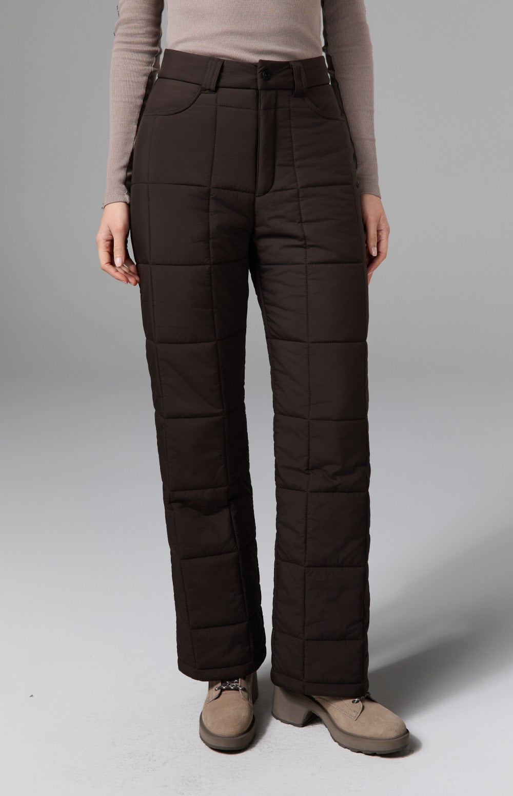 Sammie Quilted Pant, Coffee | Alp N Rock Alp N Rock Womens Pant Sammie Quilted Pant | Coffee