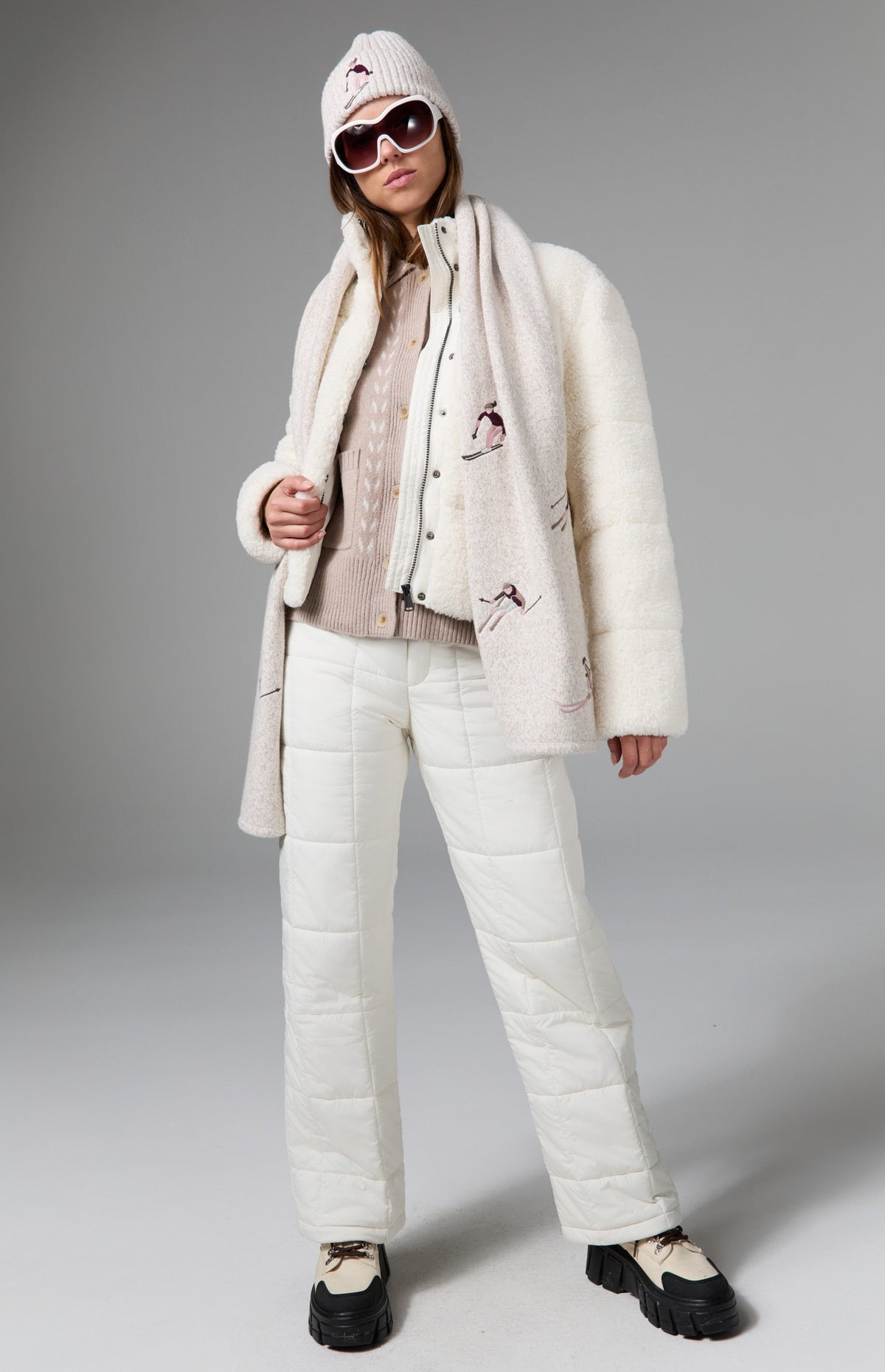Sammie Quilted Pant, Ivory | Alp N Rock Alp N Rock Womens Pant Sammie Quilted Pant | Ivory