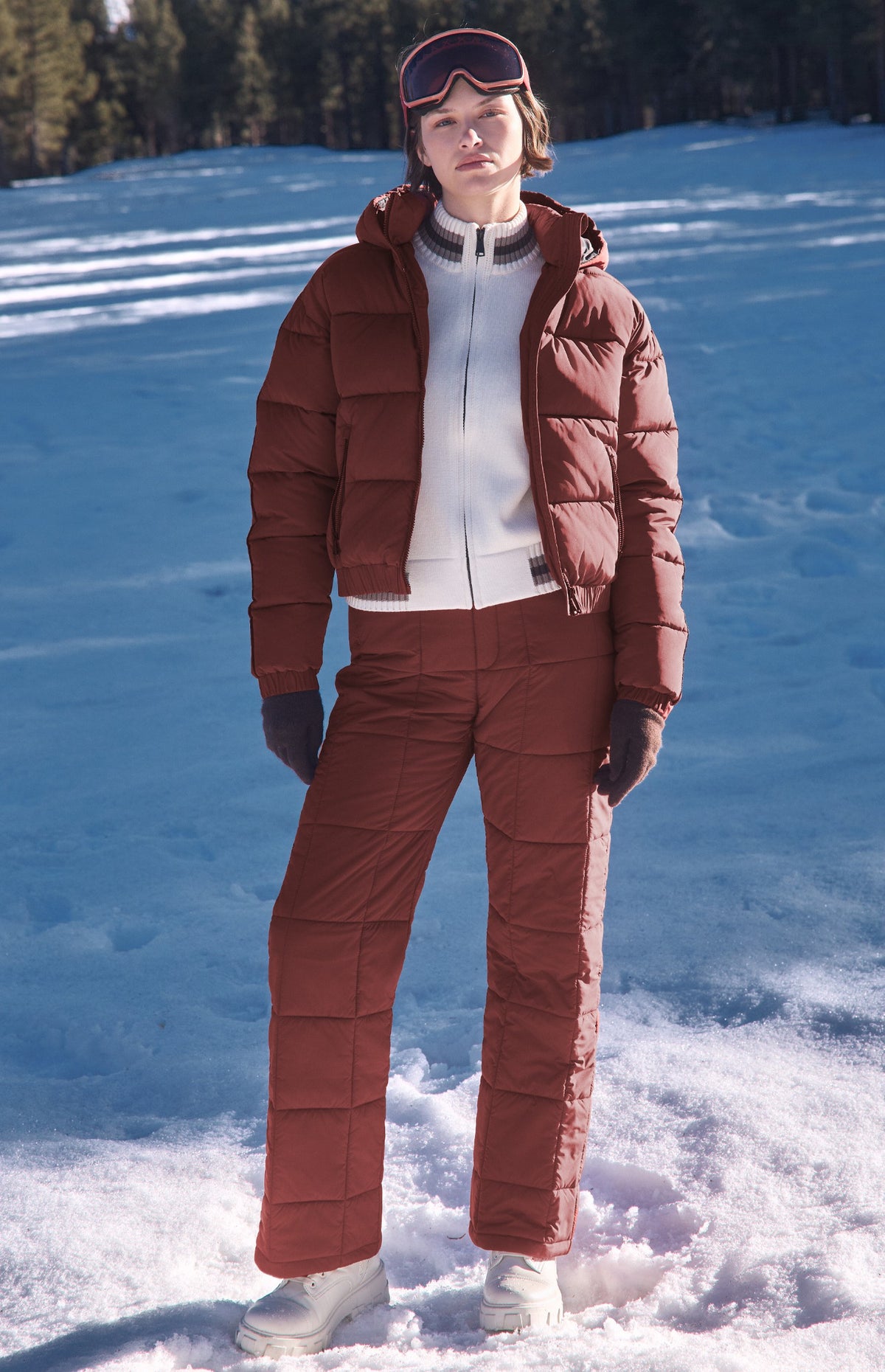 Sammie Quilted Pant, Russet | Alp N Rock Alp N Rock Womens Pant Sammie Quilted Pant | Russet