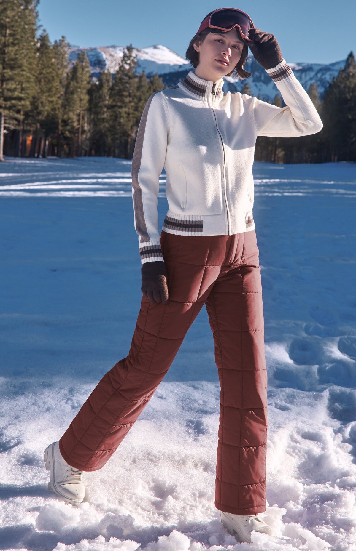 Sammie Quilted Pant, Russet | Alp N Rock Alp N Rock Womens Pant Sammie Quilted Pant | Russet