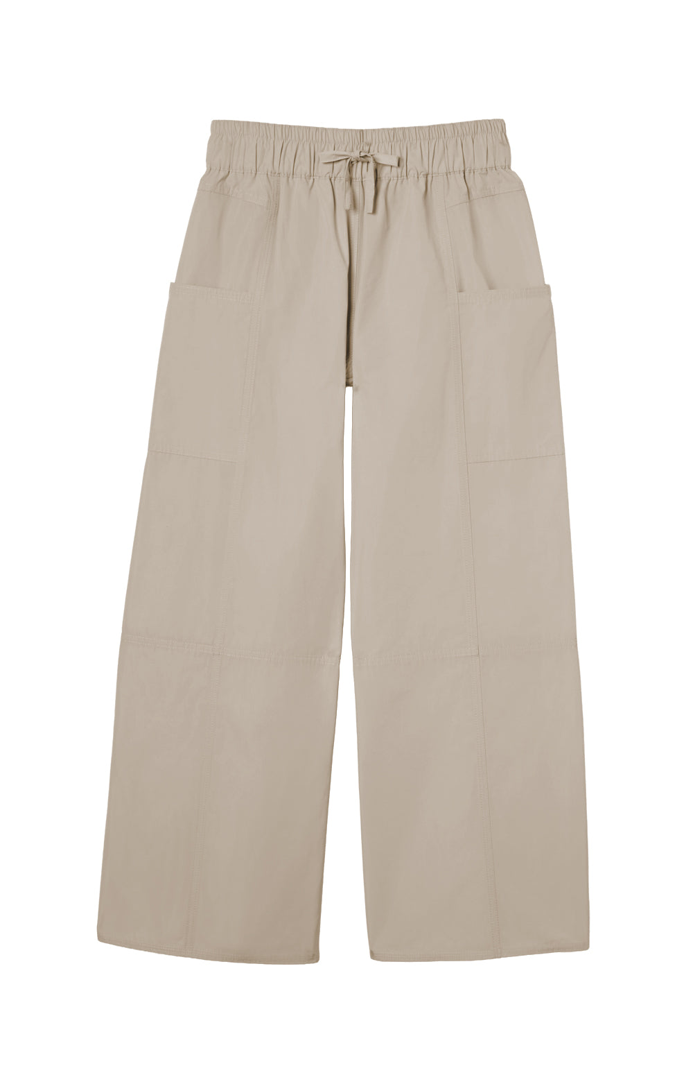 Alp N Rock Suki Pant, lightweight beige wide leg cropped pant for women