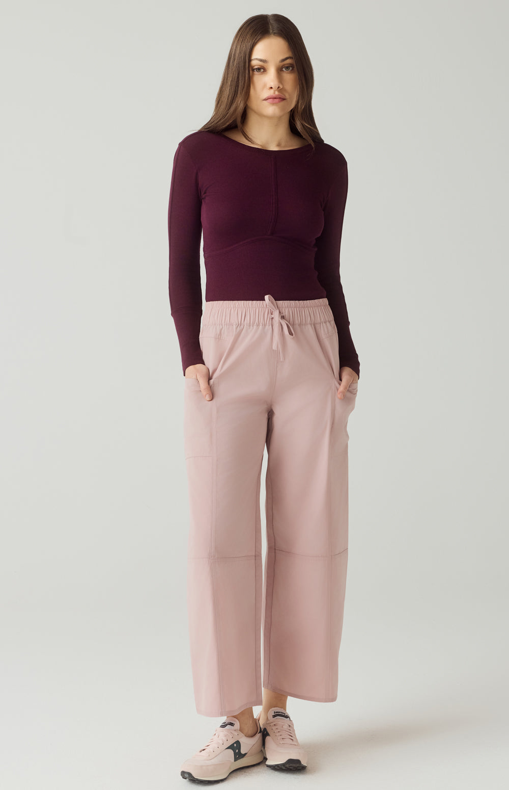 Suki Cropped Pant, Rose | Alp N Rock Alp N Rock Womens Pant Suki Cropped Pant | Rose