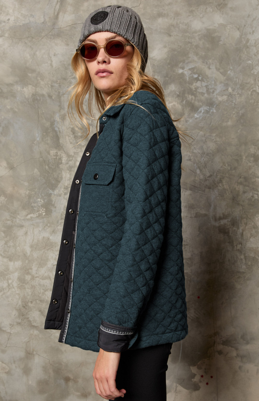 Cambria Shirt Jacket, Heather Blue | Alp N Rock Alp N Rock Womens Shirt Cambria Shirt Jacket | Heather Blue