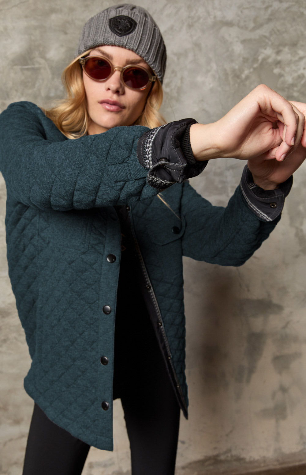 Cambria Shirt Jacket, Heather Blue | Alp N Rock Alp N Rock Womens Shirt Cambria Shirt Jacket | Heather Blue