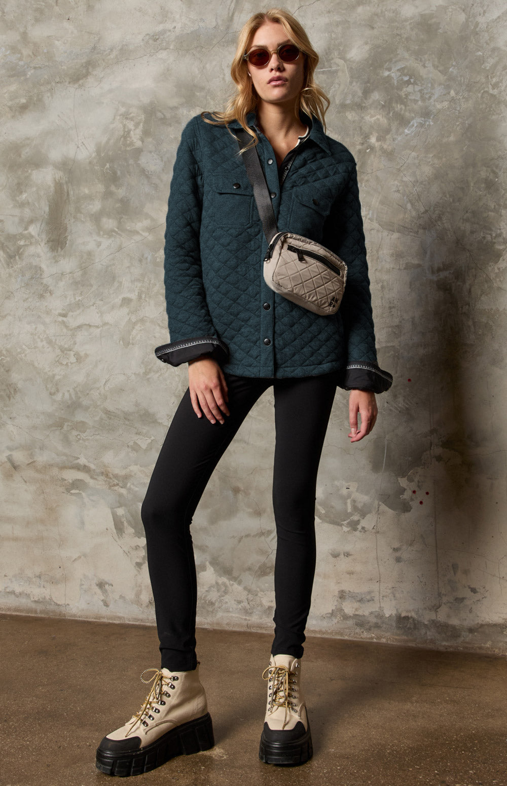 Cambria Shirt Jacket, Heather Blue | Alp N Rock Alp N Rock Womens Shirt Cambria Shirt Jacket | Heather Blue