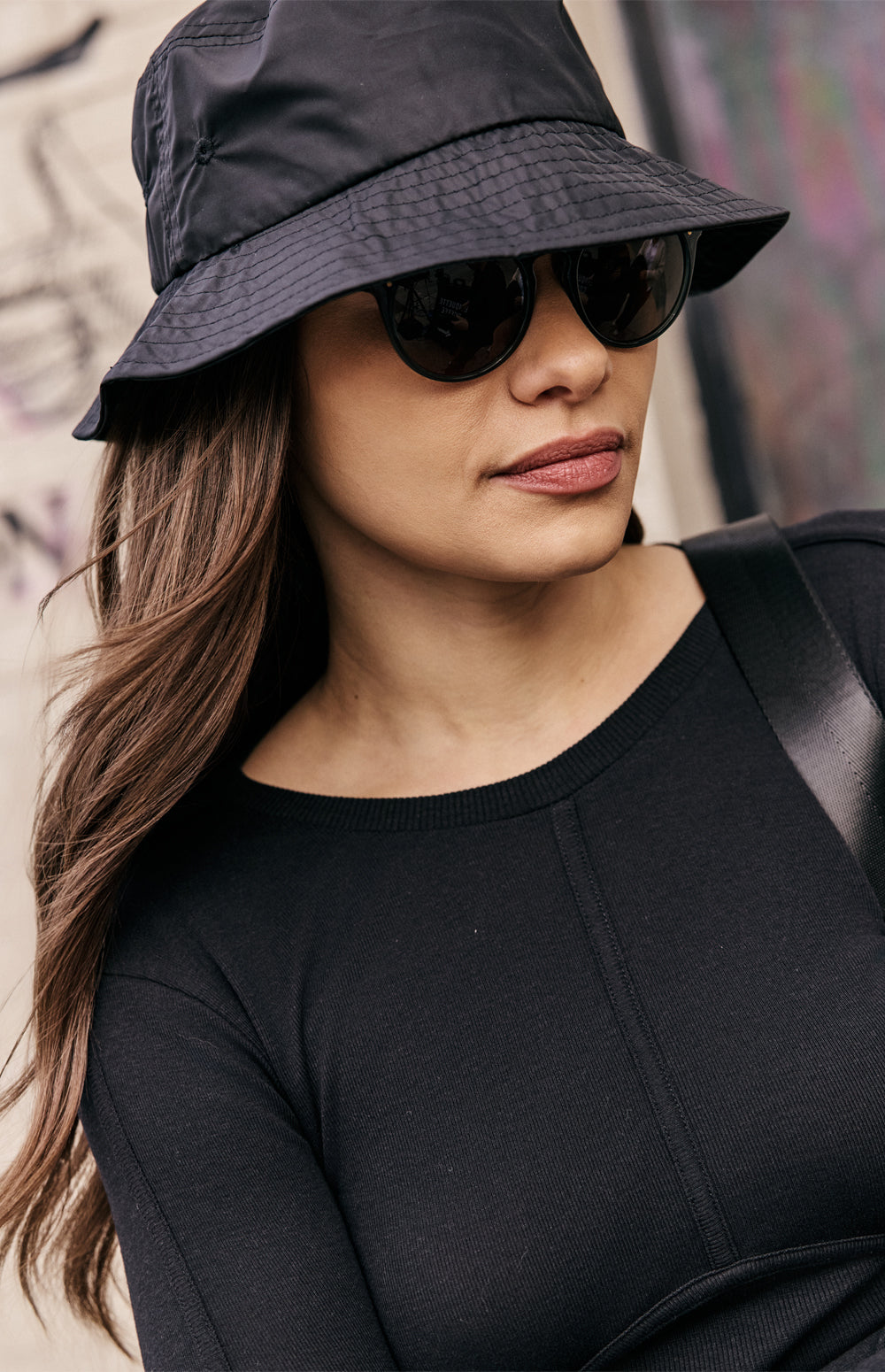 Alp N Rock Delaney Top, black longsleeve crew neck top for women