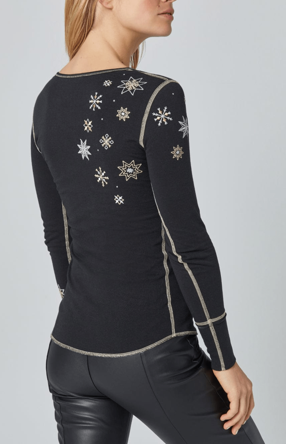 Estee Henley Shirt, Black | Alp N Rock | Women's Tops Alp N Rock Womens Shirt Estee Henley | Black - PRELOVED