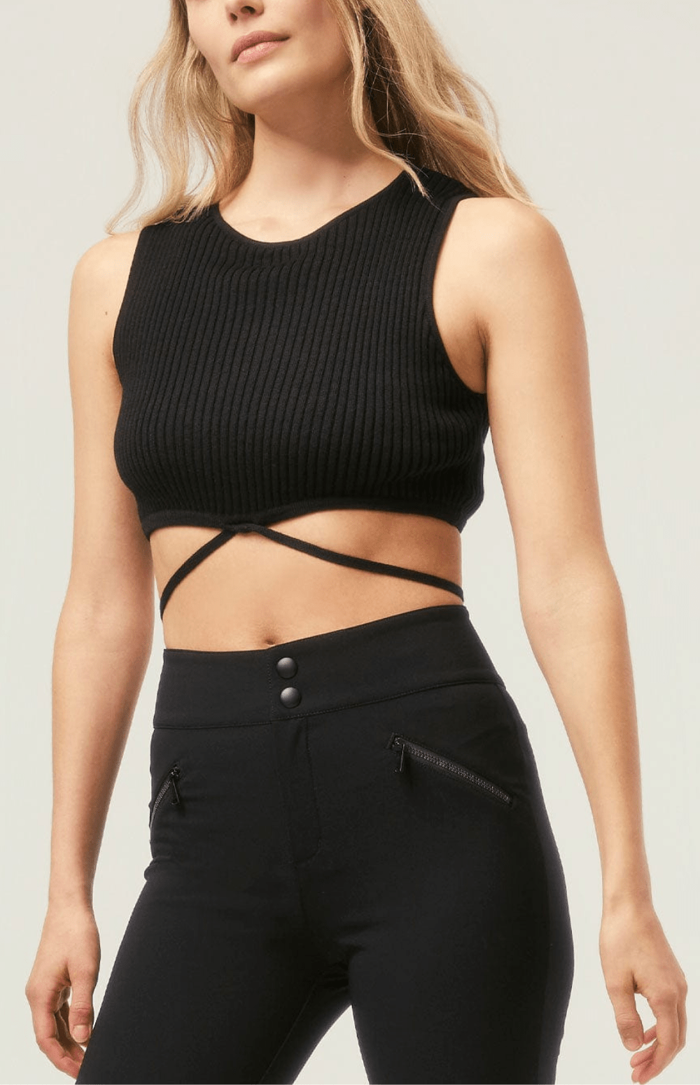 Muna Cropped Tank, Black | Alp N Rock | Women's Top Alp N Rock Womens Shirt Muna Cropped Tank | Black - Preloved