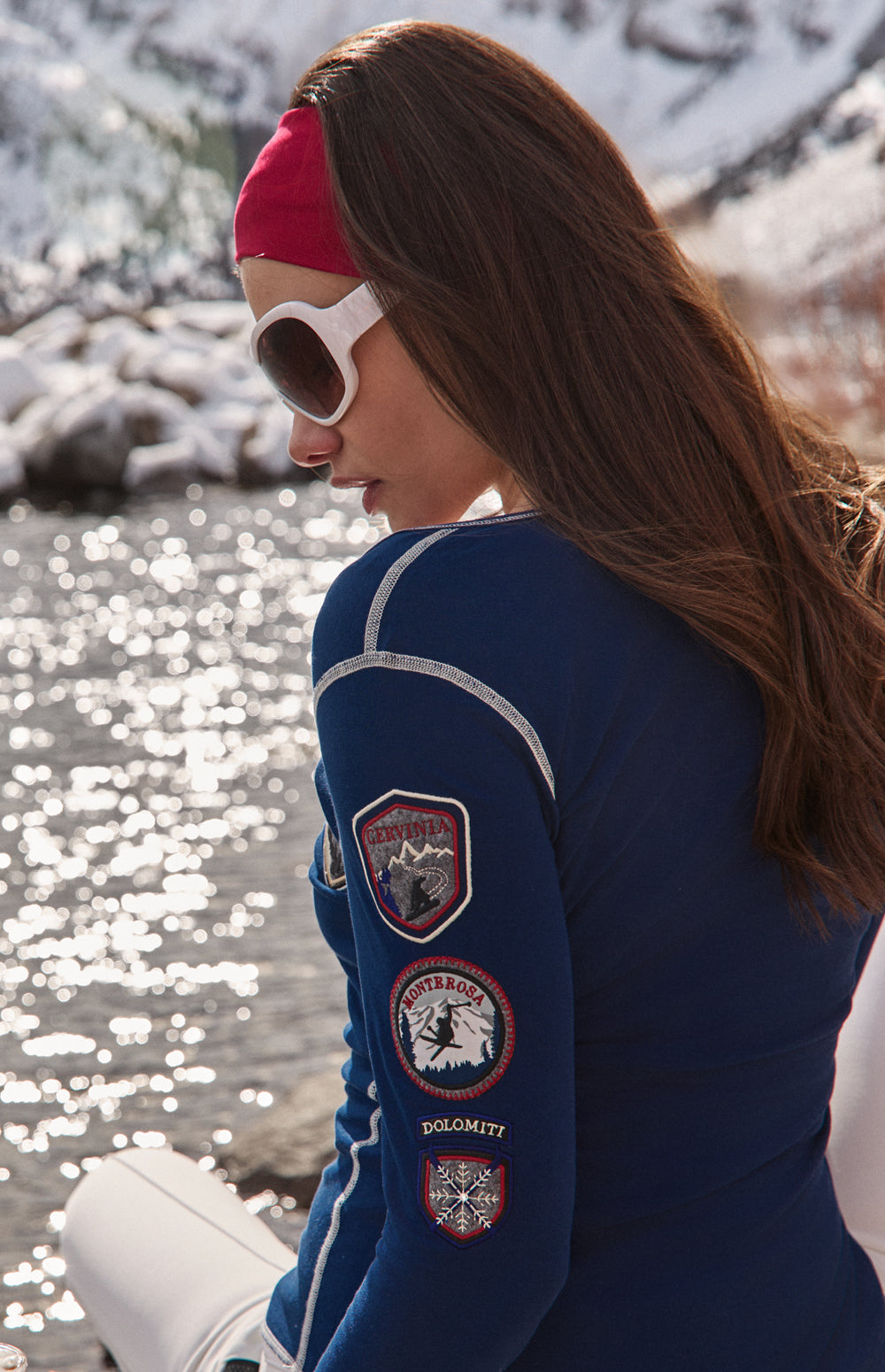 Peroni Women's Henley, Dark Blue | Alp N Rock Alp N Rock Womens Shirt Peroni X Alp N Rock Henley I Peroni Dark Blue