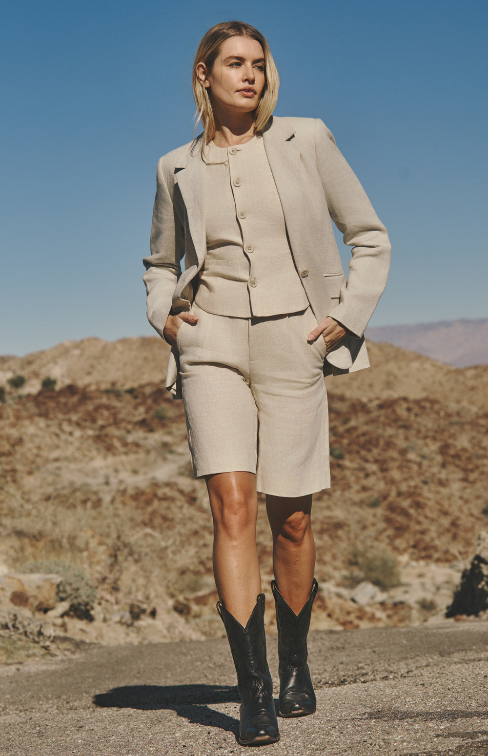 Seneca Bermuda Short, Pumice | Alp N Rock Alp N Rock Womens Short Seneca Bermuda Short | Pumice