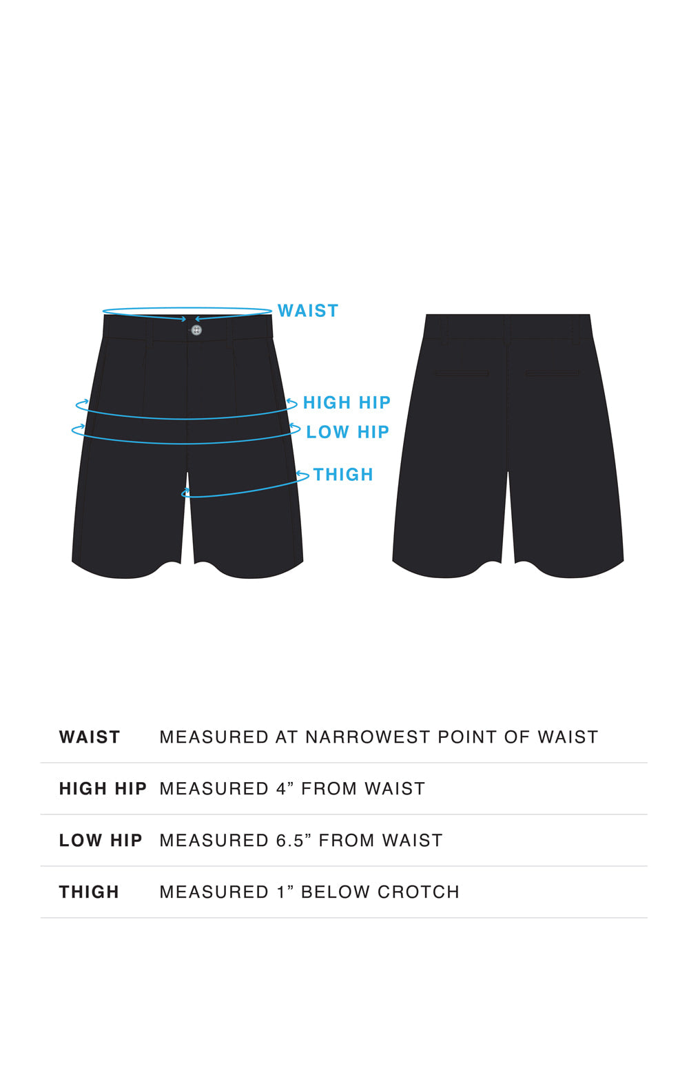 Alp N Rock Seneca Short Size Guide