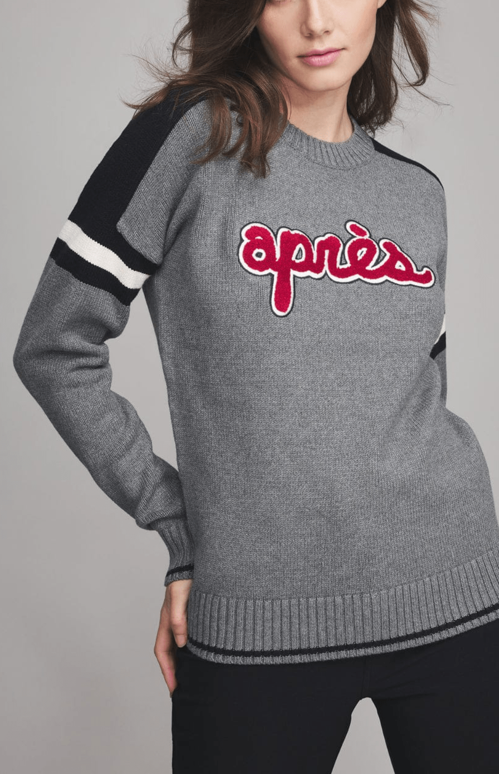 Après Ski Sweater, Heather Grey | Alp N Rock Alp N Rock Womens Sweater Après Ski Sweater | Heather Grey - Preloved