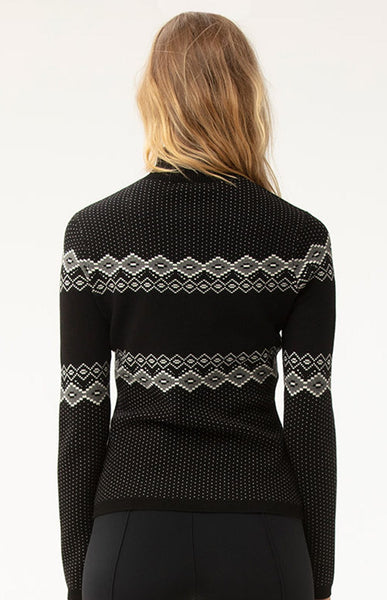 Aurora Mock Neck Sweater | Black – Alp N Rock